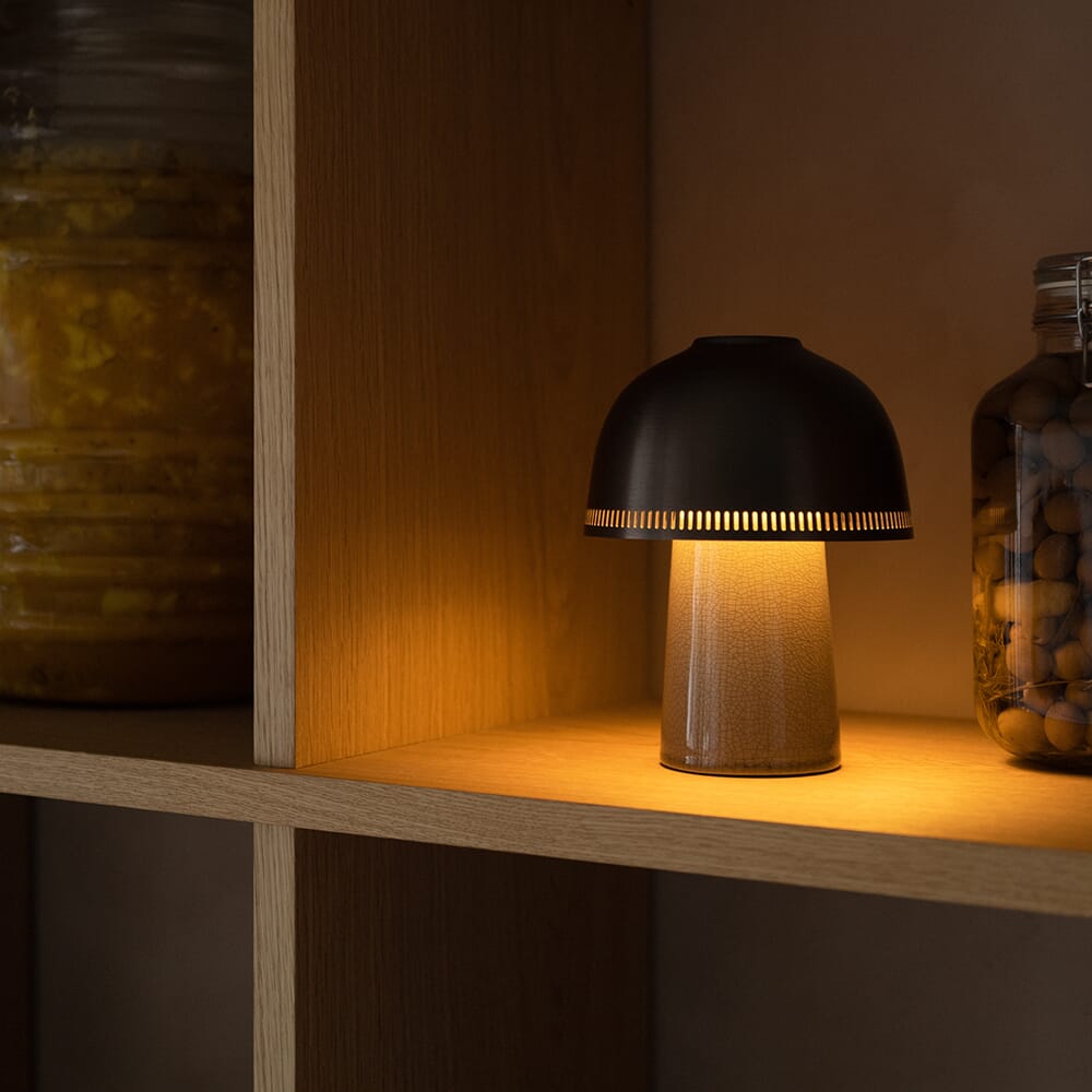 Raku Oppladbar Lampe SH8 Beige Grey & Bronzed - Bilde 8