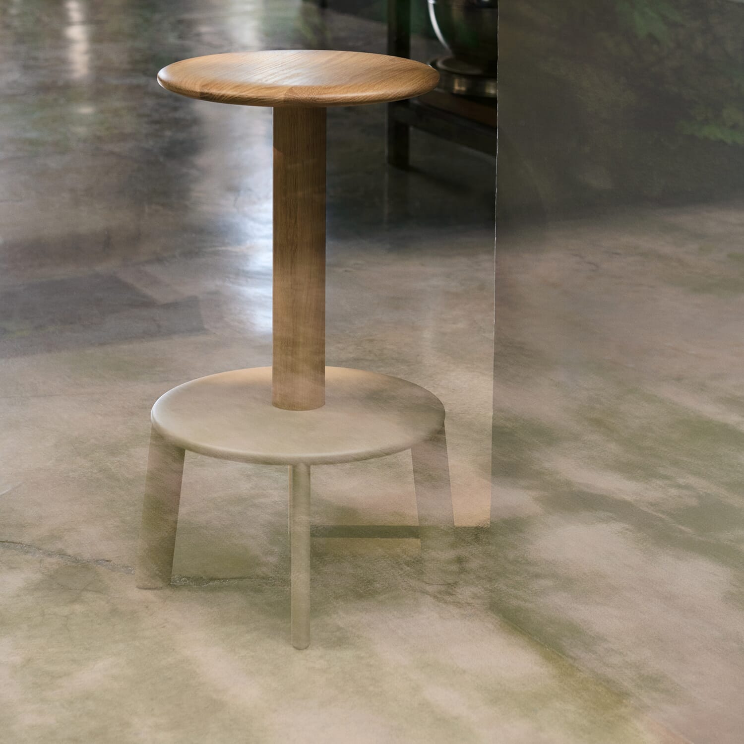 Barstol Massif Oak/Grey Beige - Bilde 5