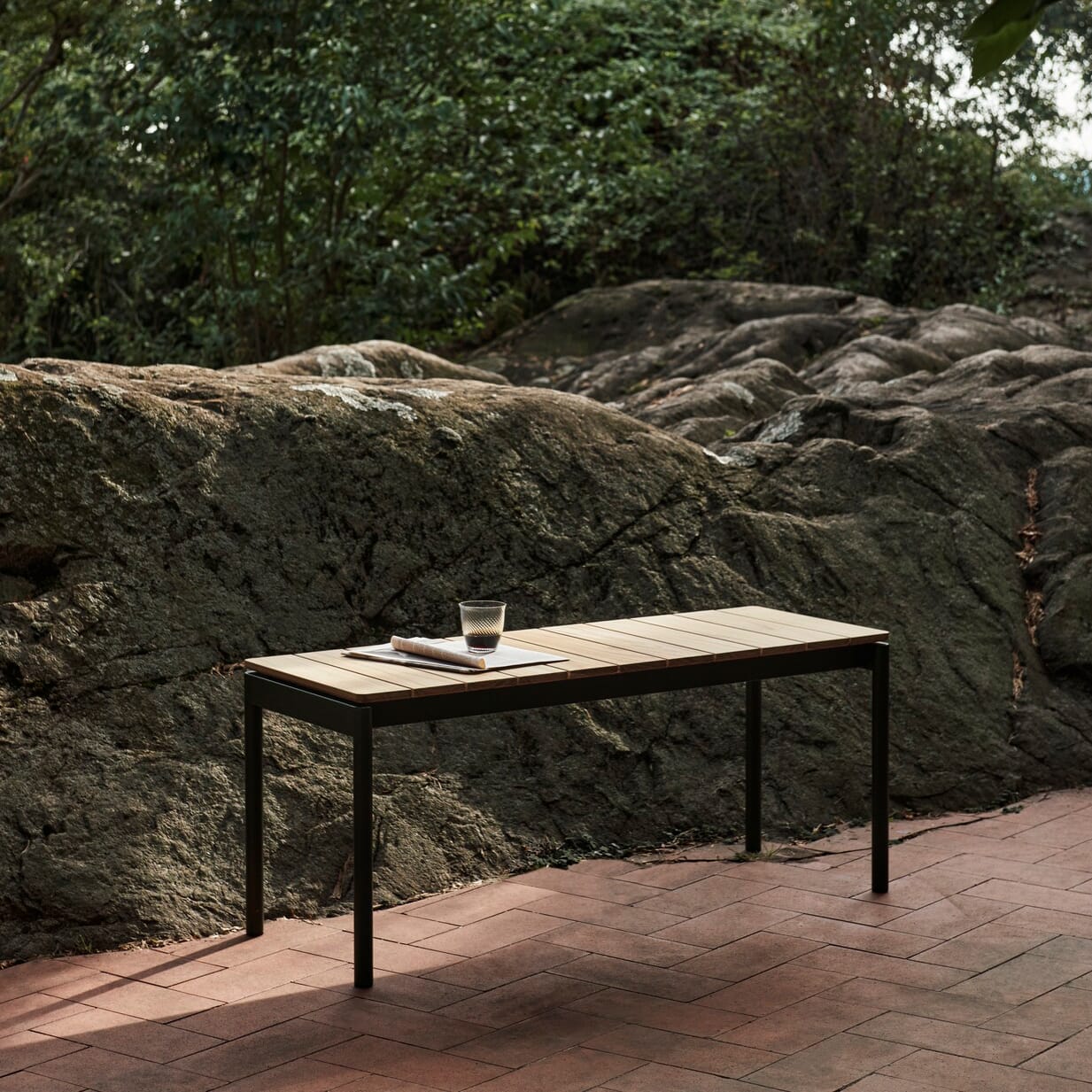 Ville Outdoor Bench AV27 Bronze Green - Bilde 3