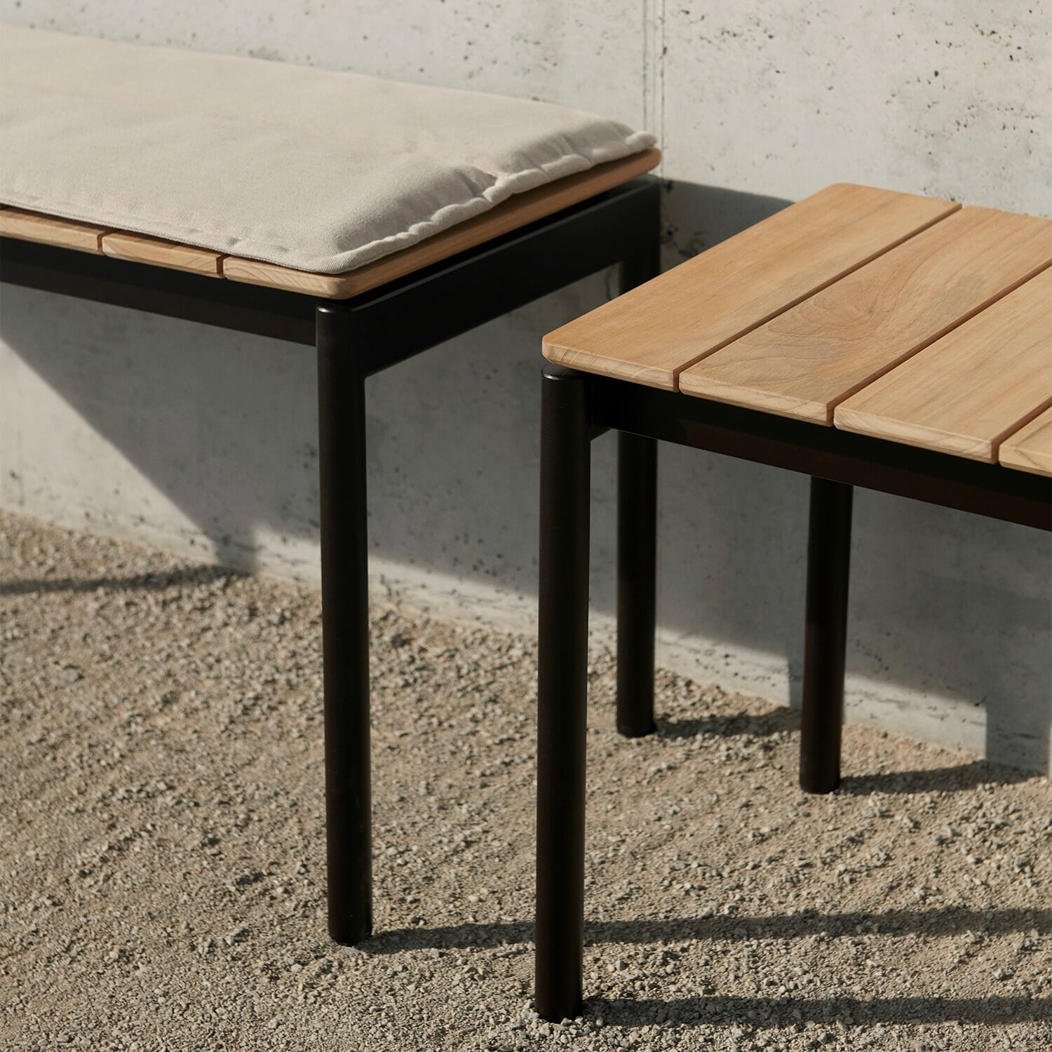 Ville Outdoor Bench AV28 Warm Black - Bilde 7