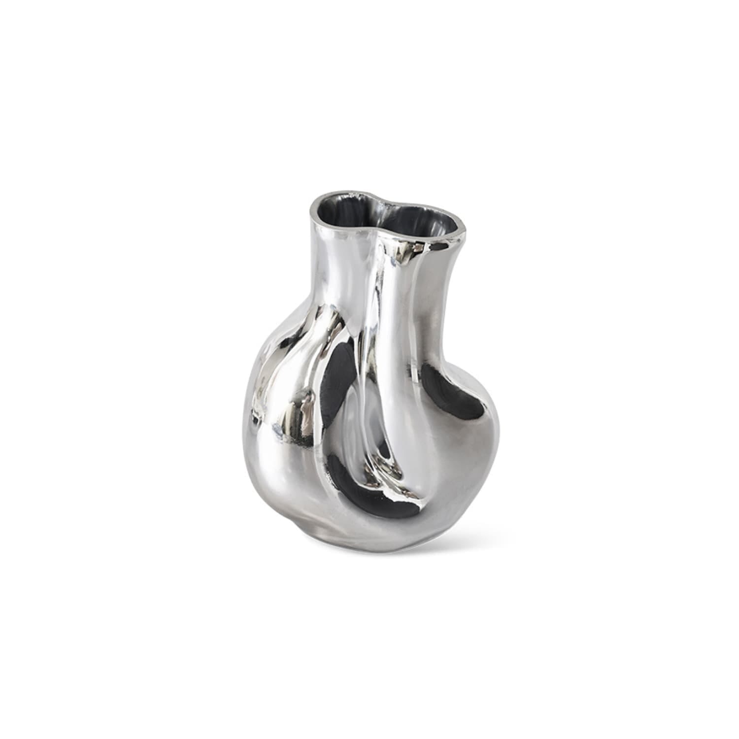 Gleam glass vase, chrome - Bilde 2