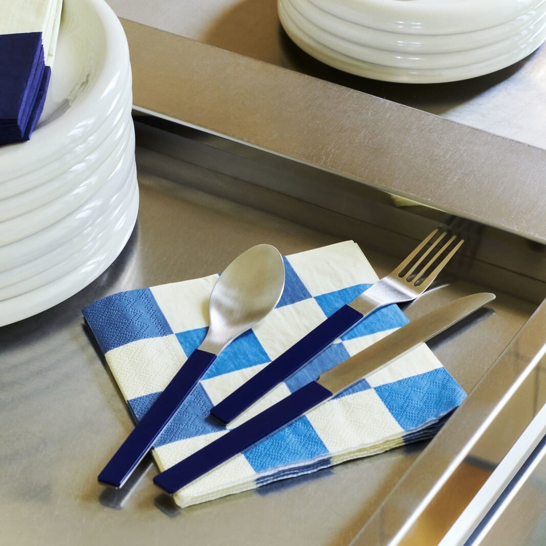 Pattern Servietter Off-White,Blue - Bilde 4
