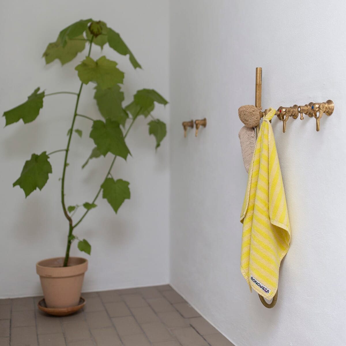 Gjestehåndkle Pristine/Yellow 50x80 - Hovedbilde