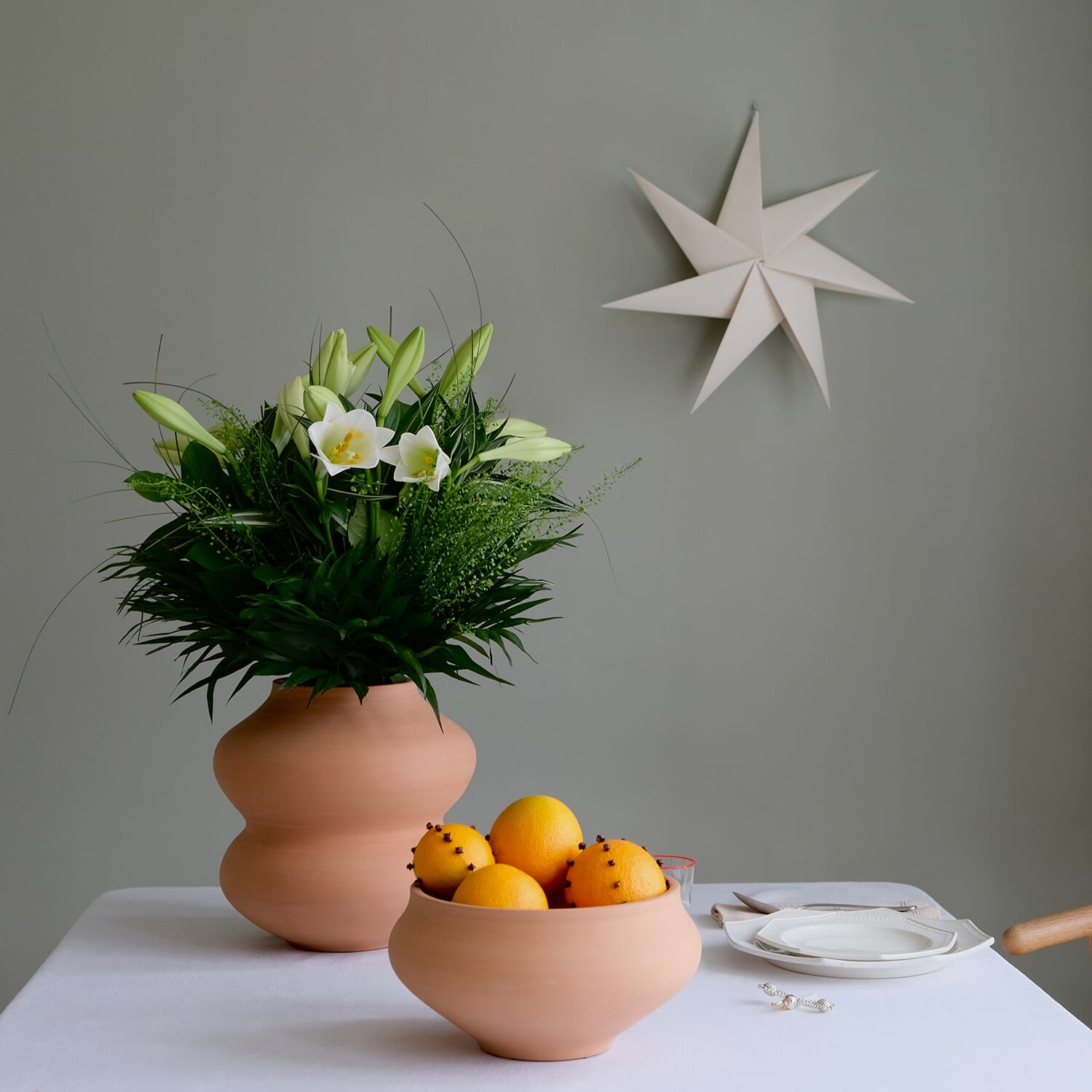 Belle Raw Rosa Vase H25 - Bilde 6