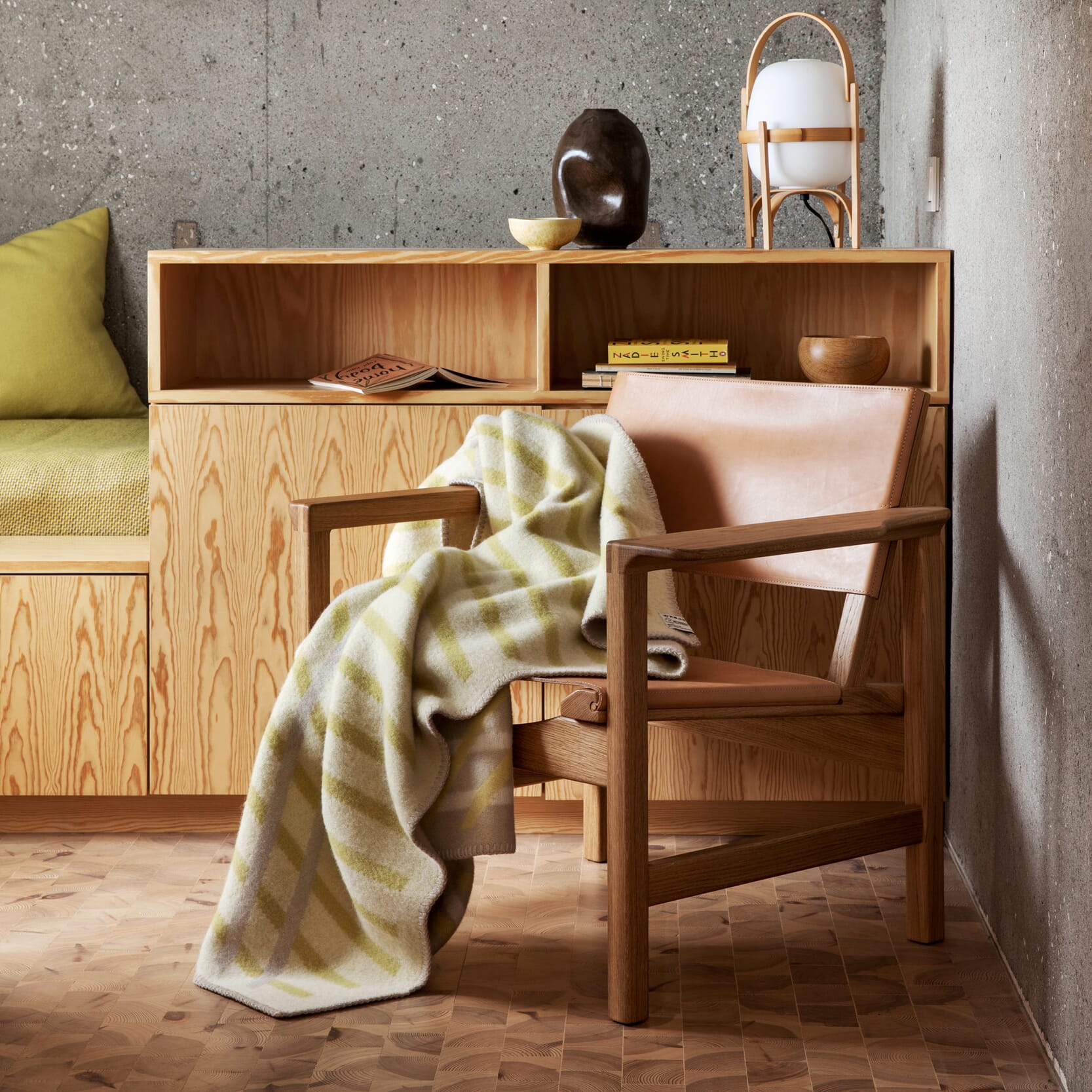 Ullpledd Bislett Lemon - Bilde 3