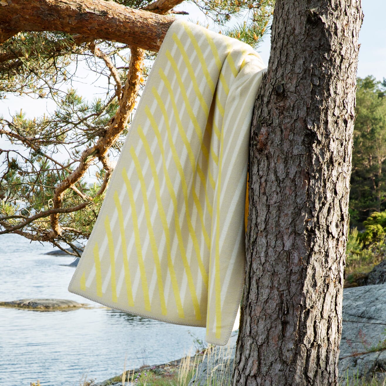 Ullpledd Bislett Lemon - Hovedbilde