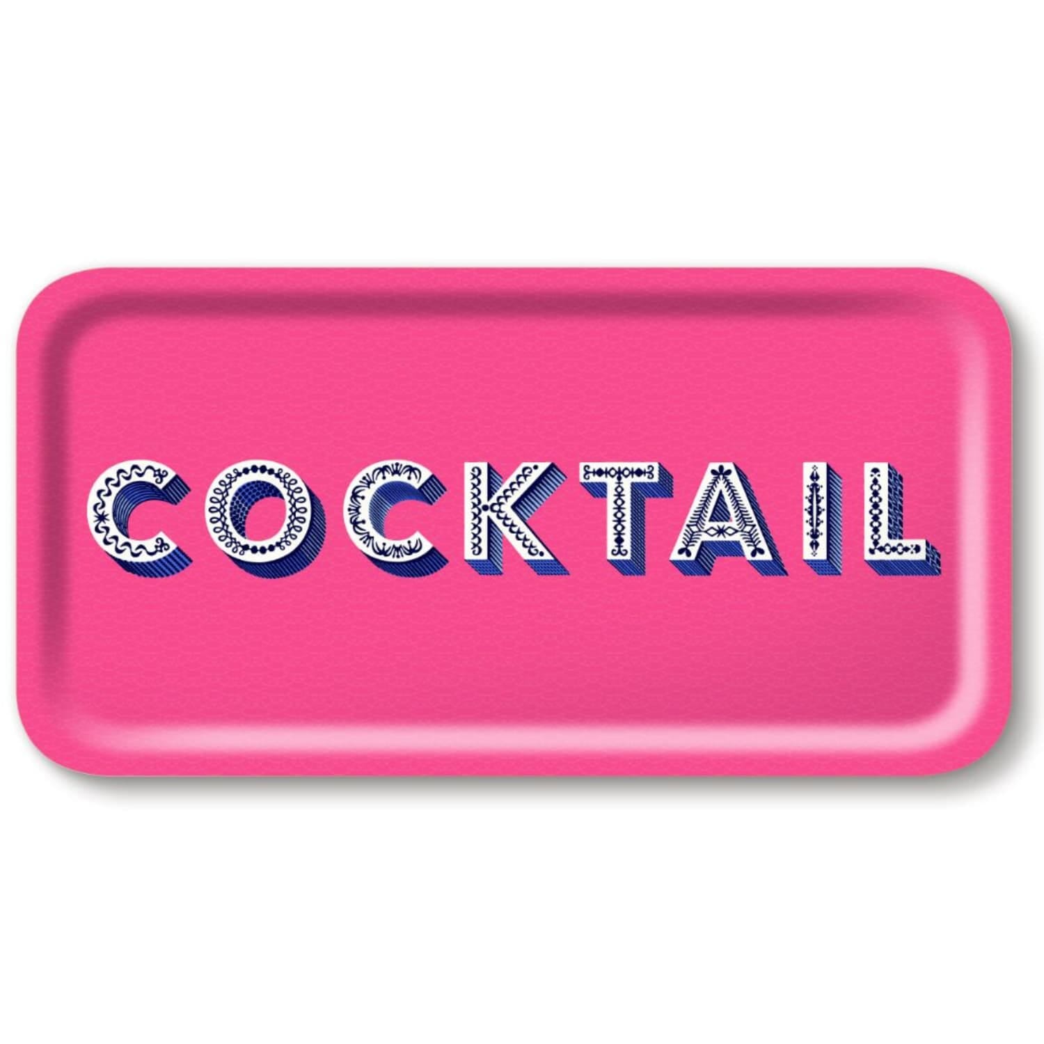 Brett Cocktail/Bright Pink 43x22