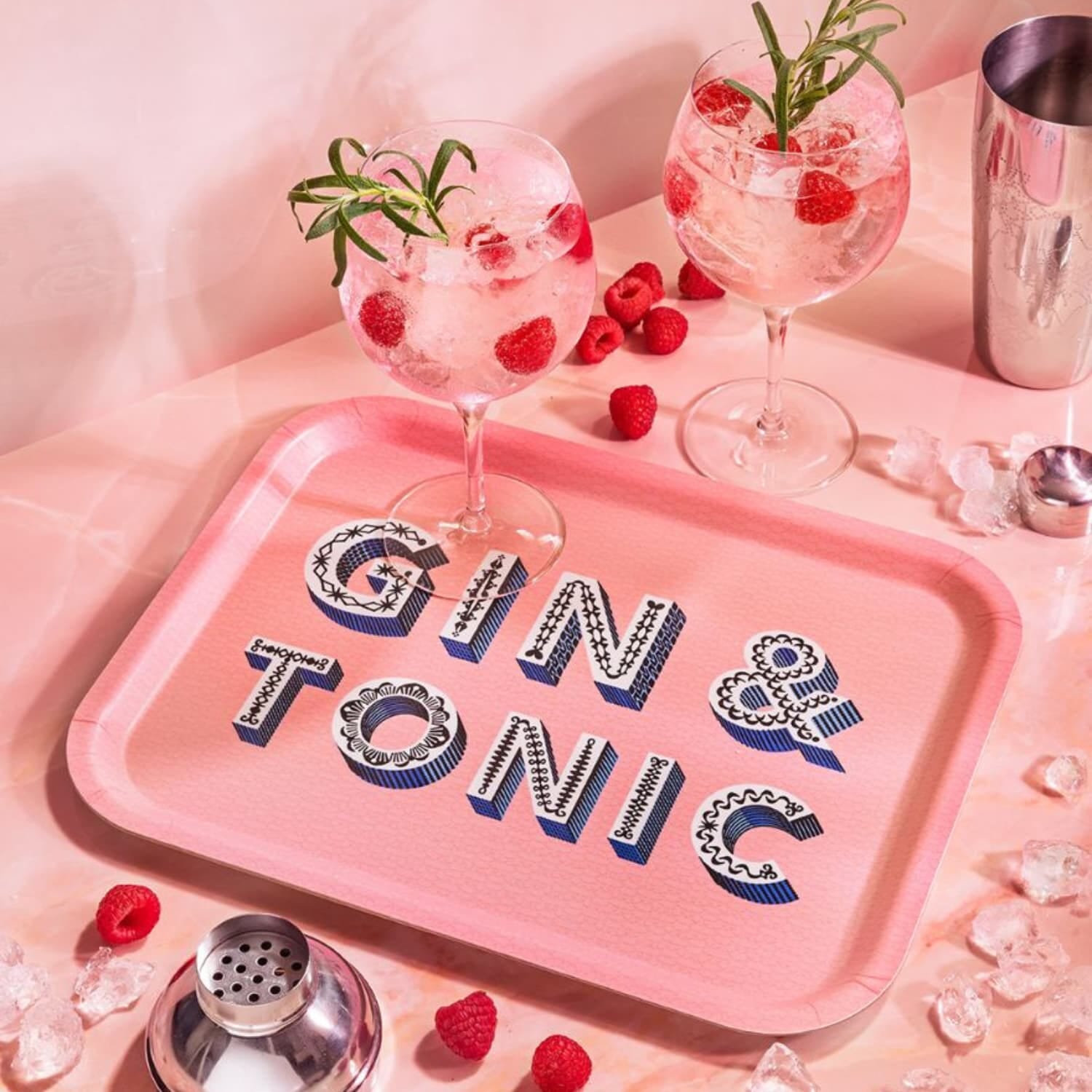 Brett Gin & Tonic/Pink 36x28