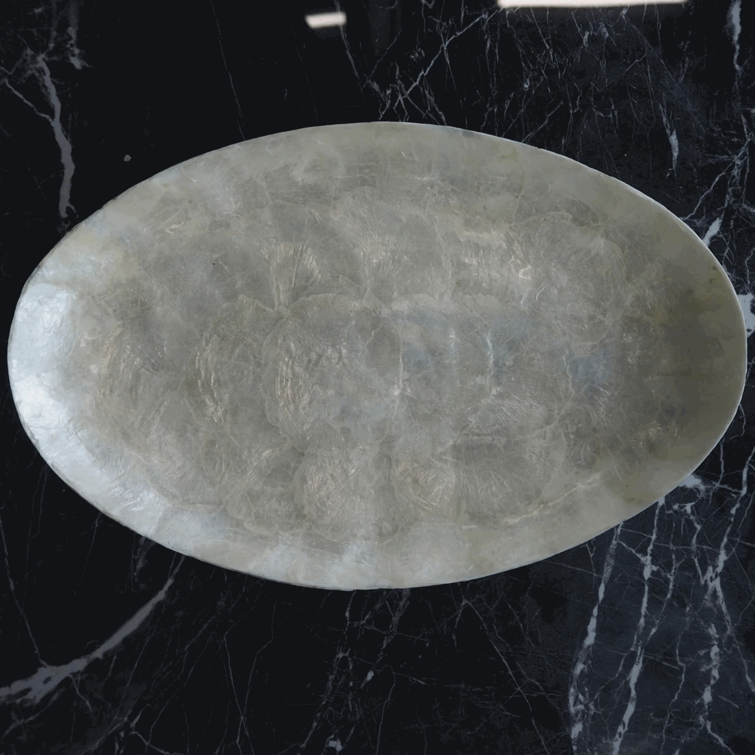 Capiz Oval Tallerken