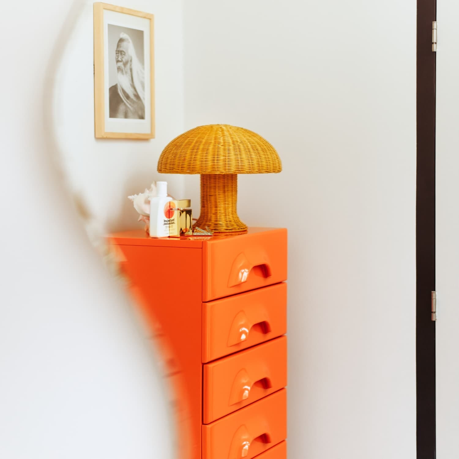 Chest of 8 drawers, tangerine - Bilde 7