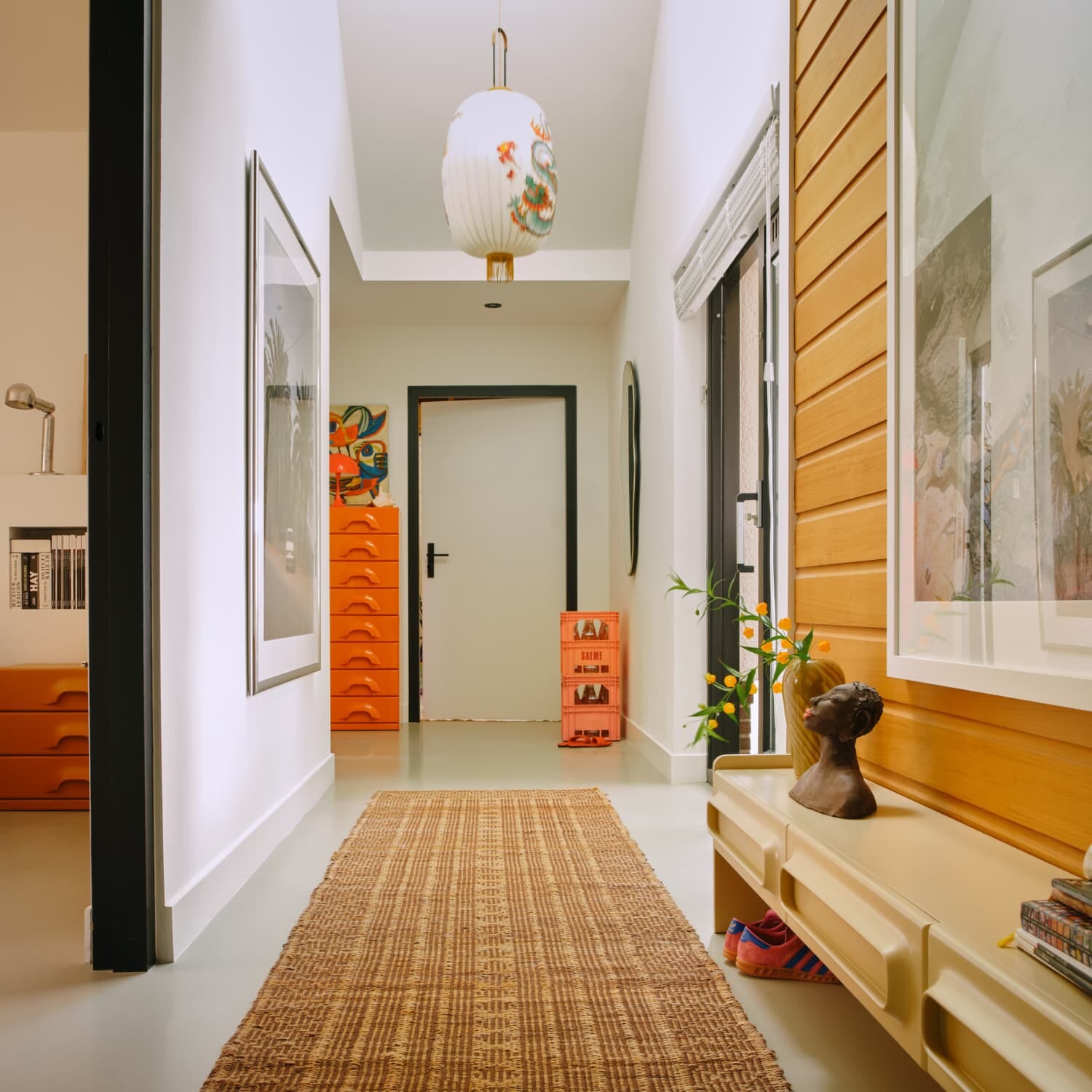 Chest of 8 drawers, tangerine - Bilde 8