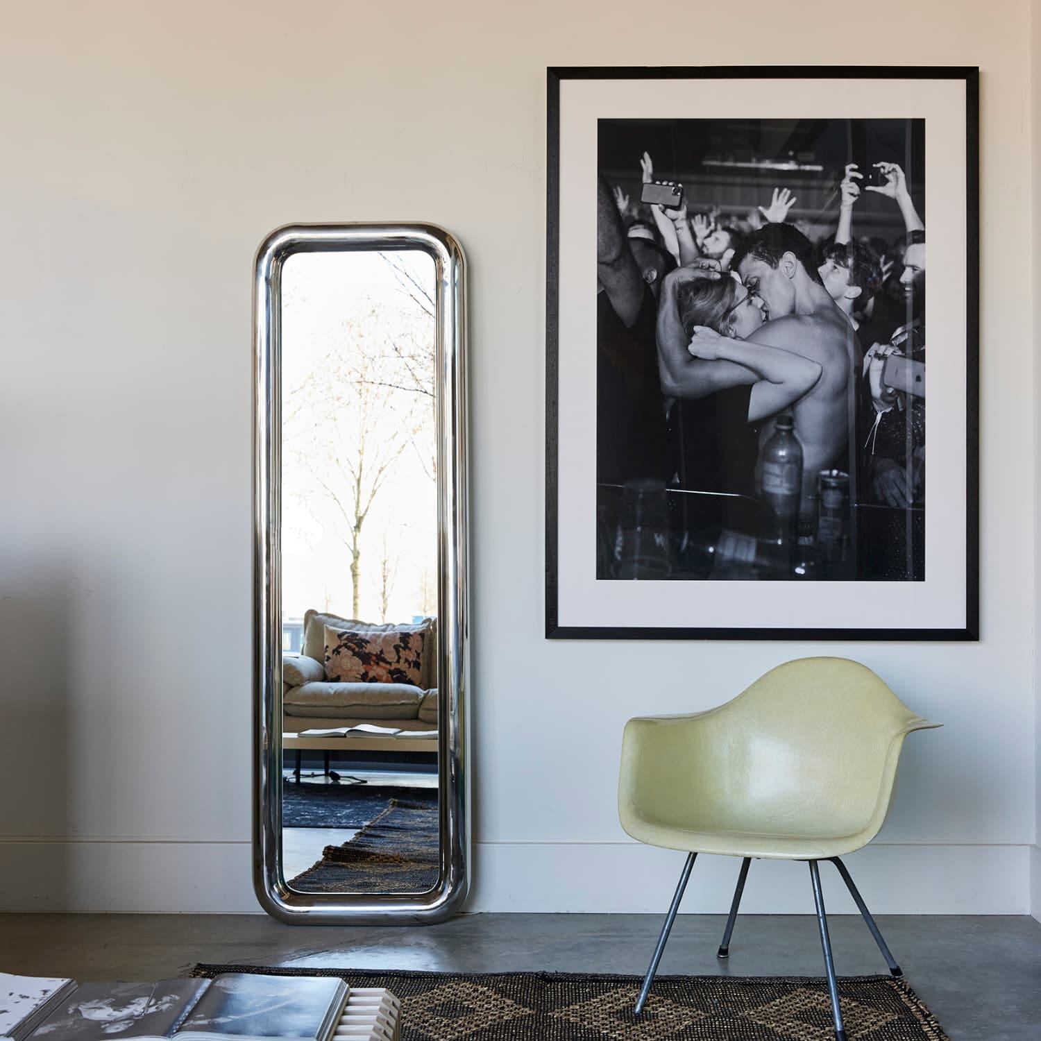 Chubby standing chrome mirror - Bilde 2