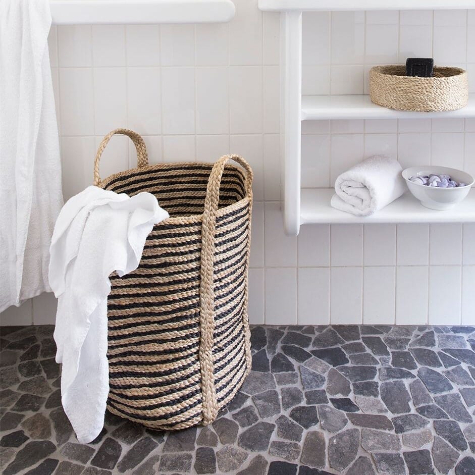 Jute Kurv Stripe - Bilde 3