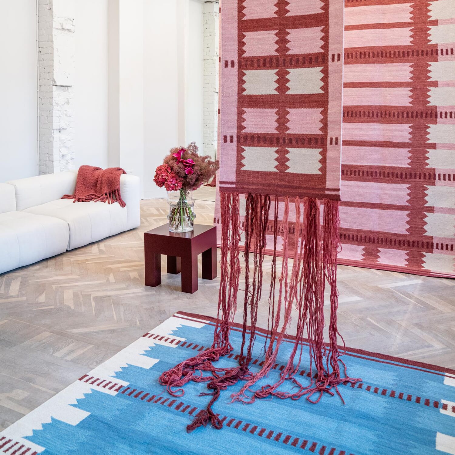 Gulvteppe Rollakan Iris Raspberry - Bilde 5