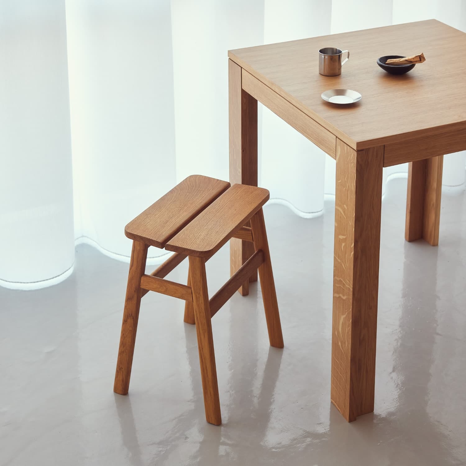 Element Bord Eik 75x75