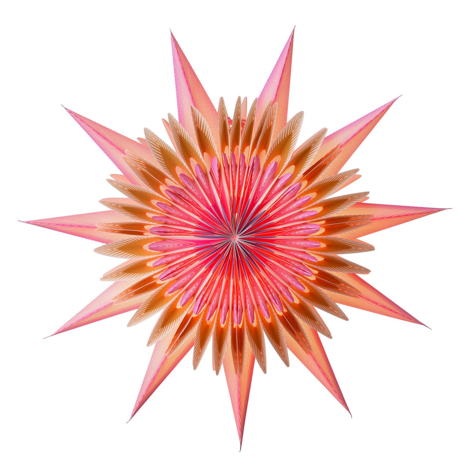 Papirstjerne Equinox Fuchsia 70cm