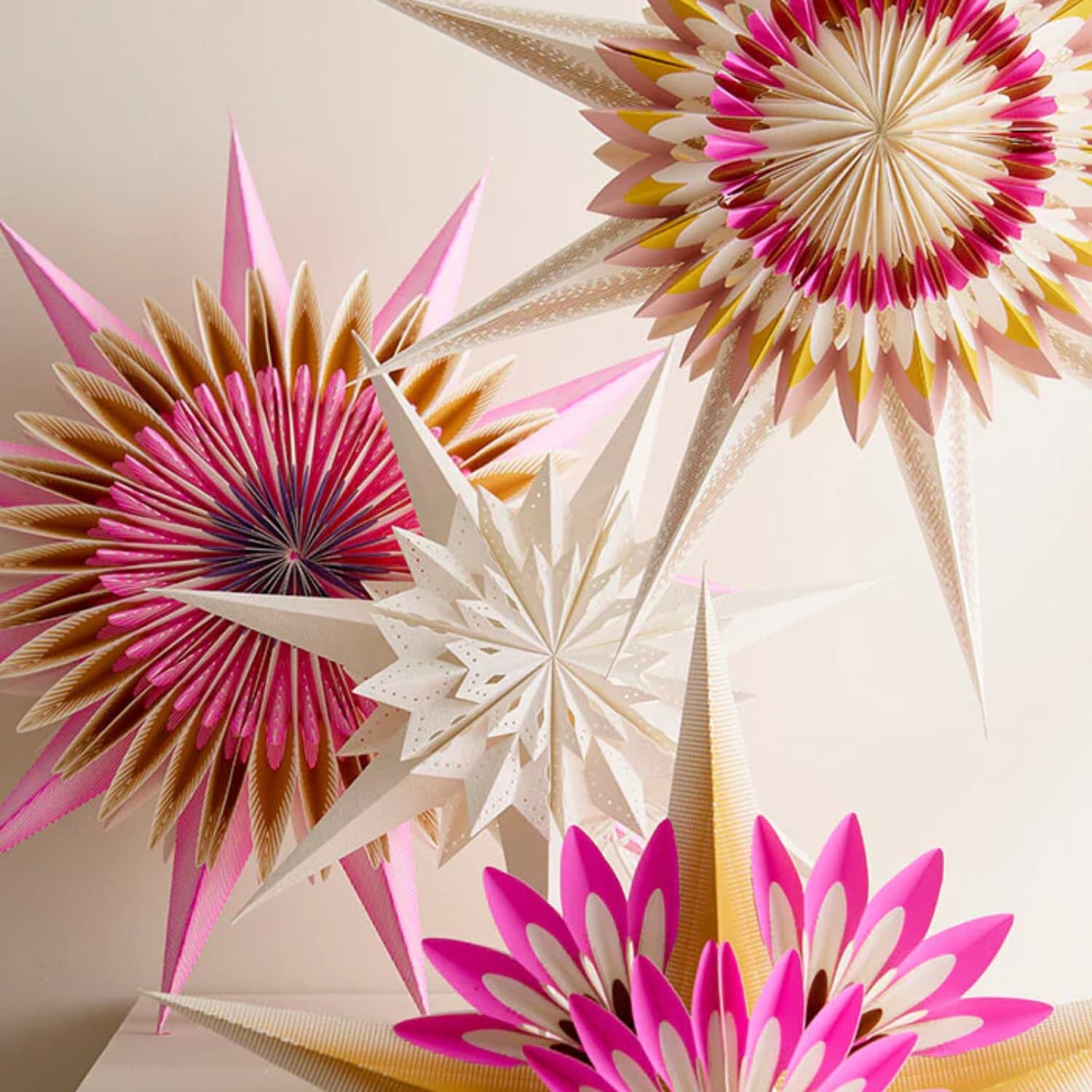 Papirstjerne Equinox Fuchsia 70cm