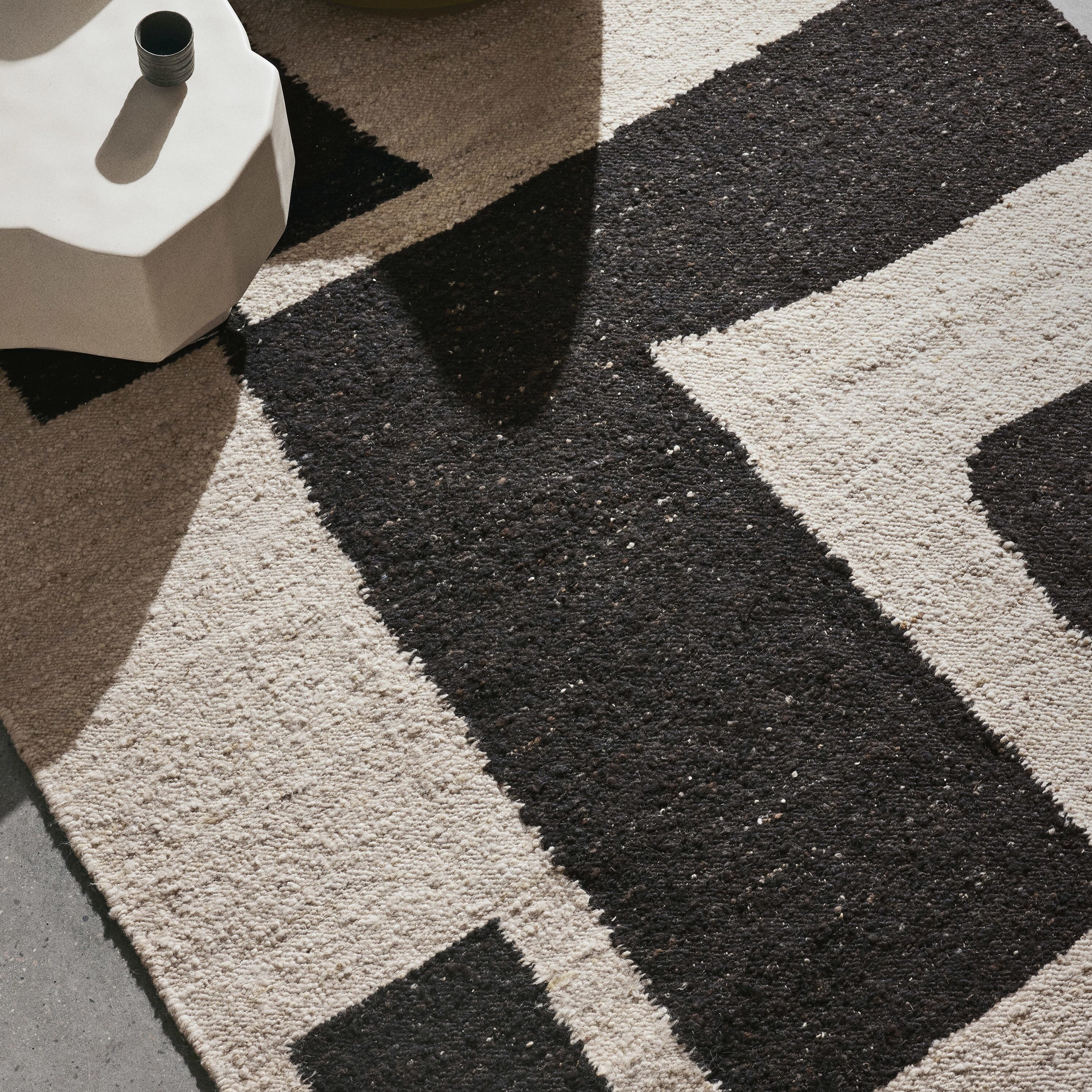 Gulvteppe Piece Off White/Coffee - Bilde 3