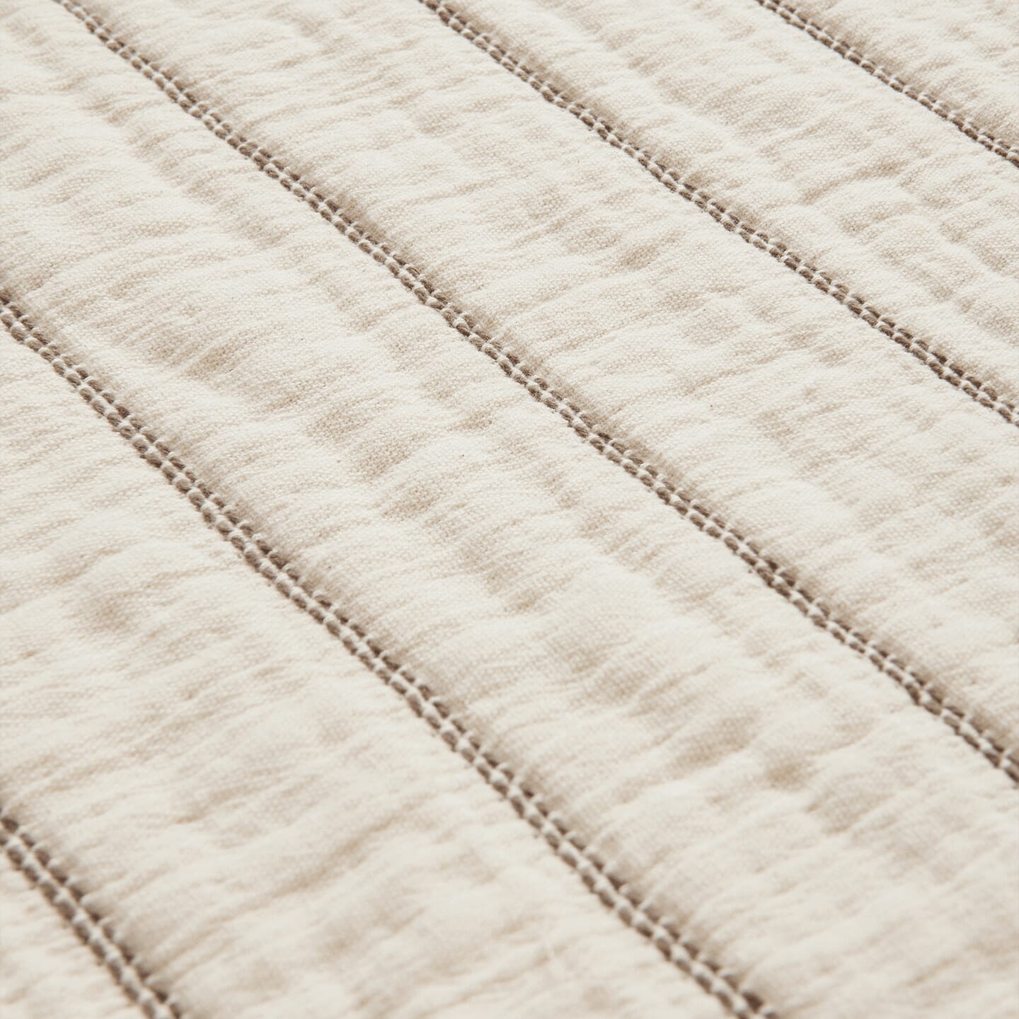 Aires Sengeteppe Natur 250x240 - Bilde 3