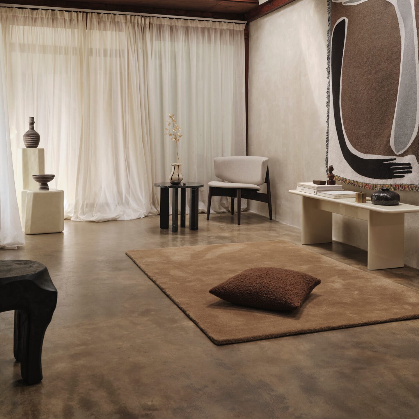 Pute Moor Dark Pecan 50x50 - Bilde 3