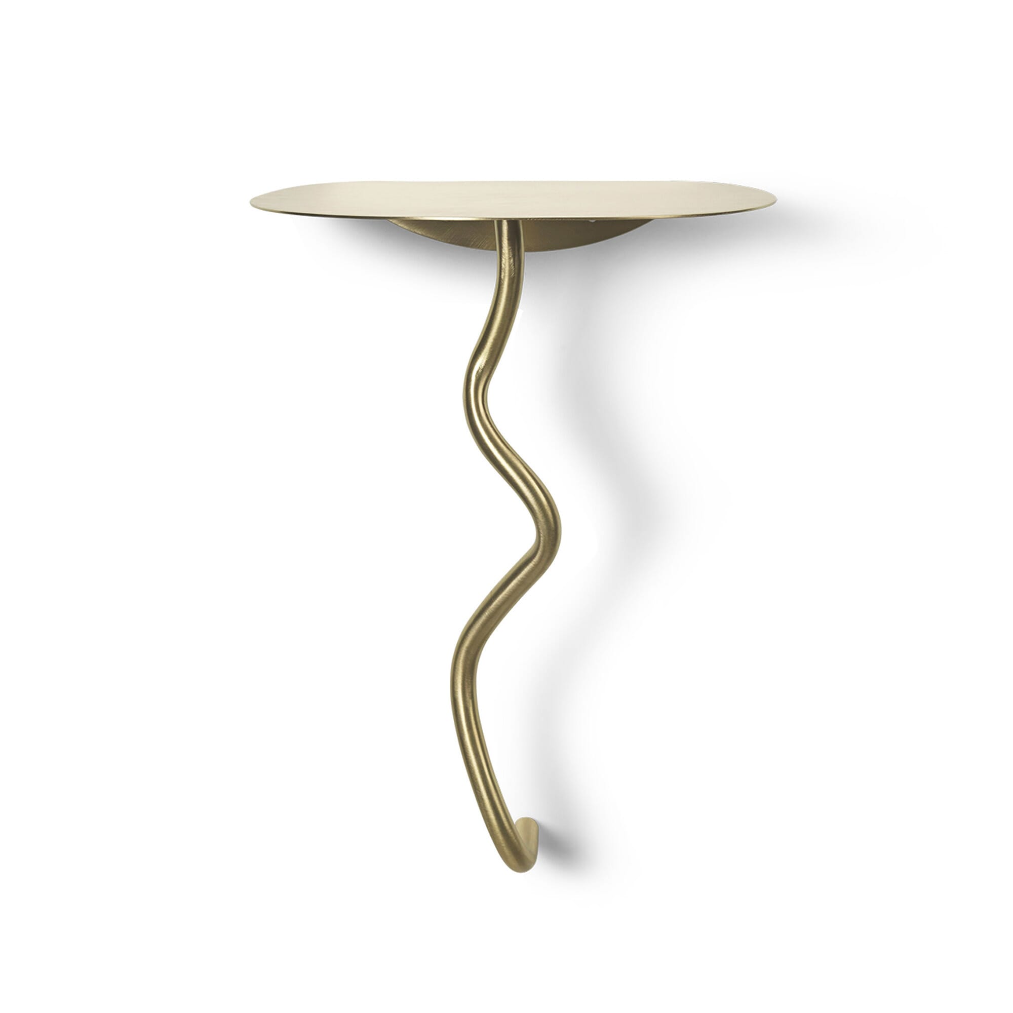 Curvature veggbord Messing - Bilde 3