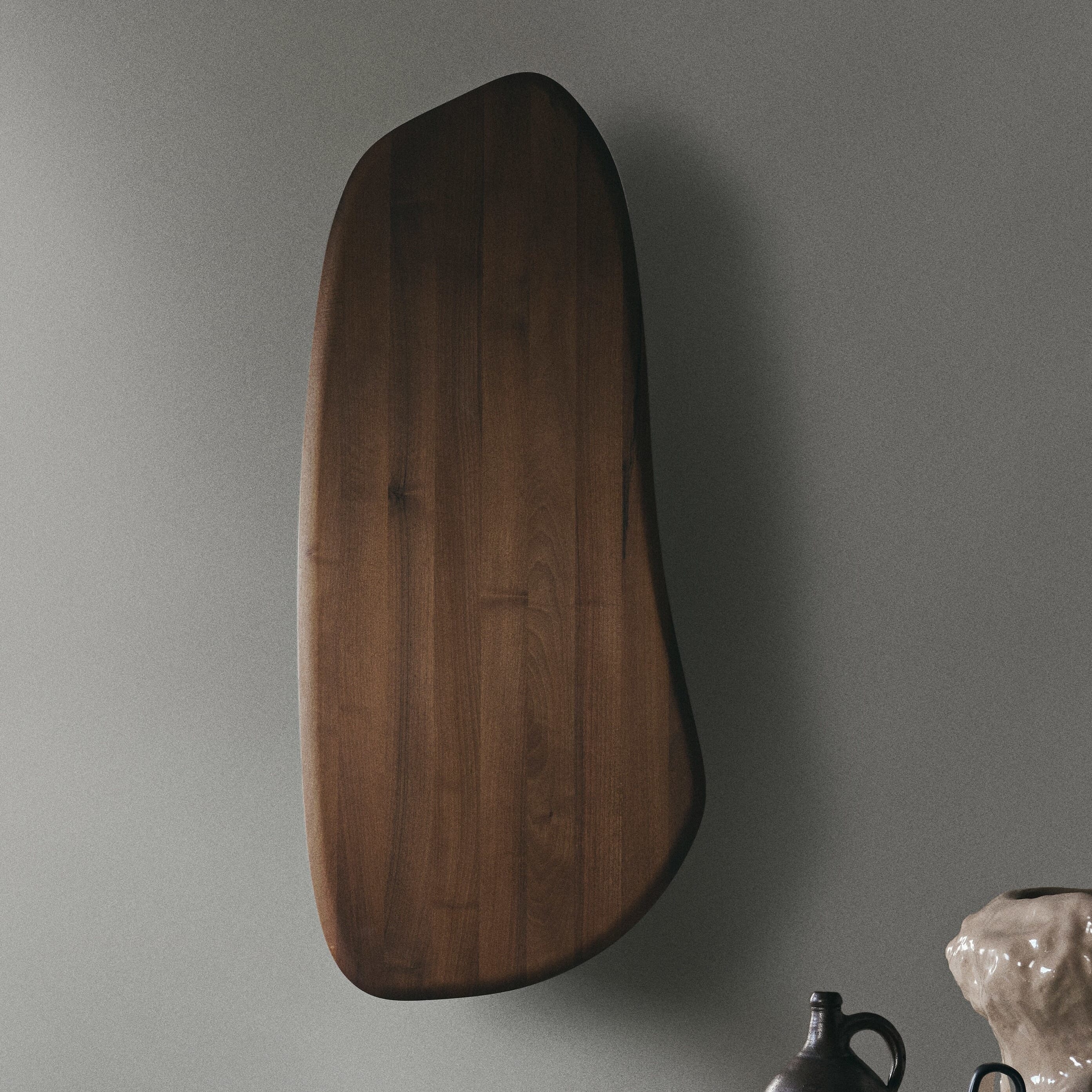 Feve Veggskap Valnøtt - Hovedbilde