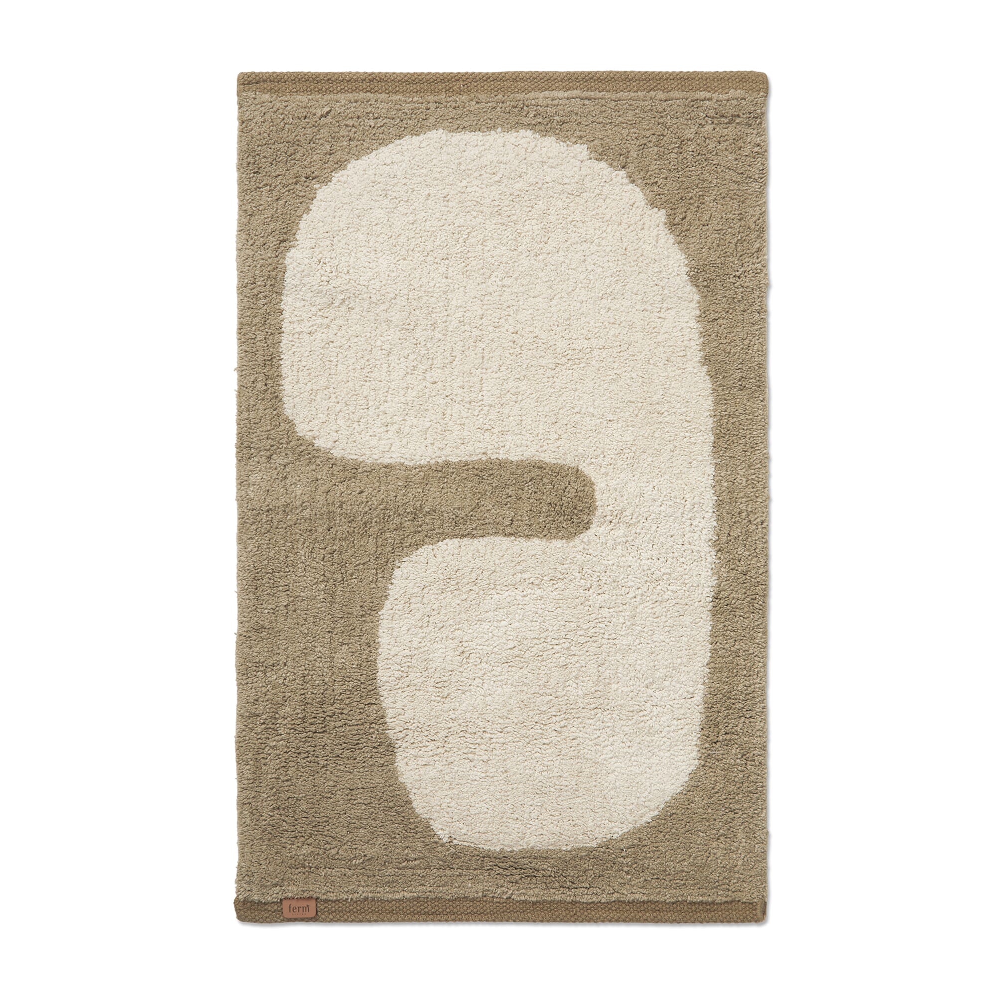 Lay Badematte Dark Taupe/Off White 50x70 - Hovedbilde