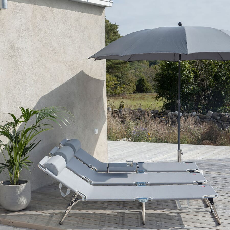 Parasoll Elios Ø:200 Grey - Hovedbilde