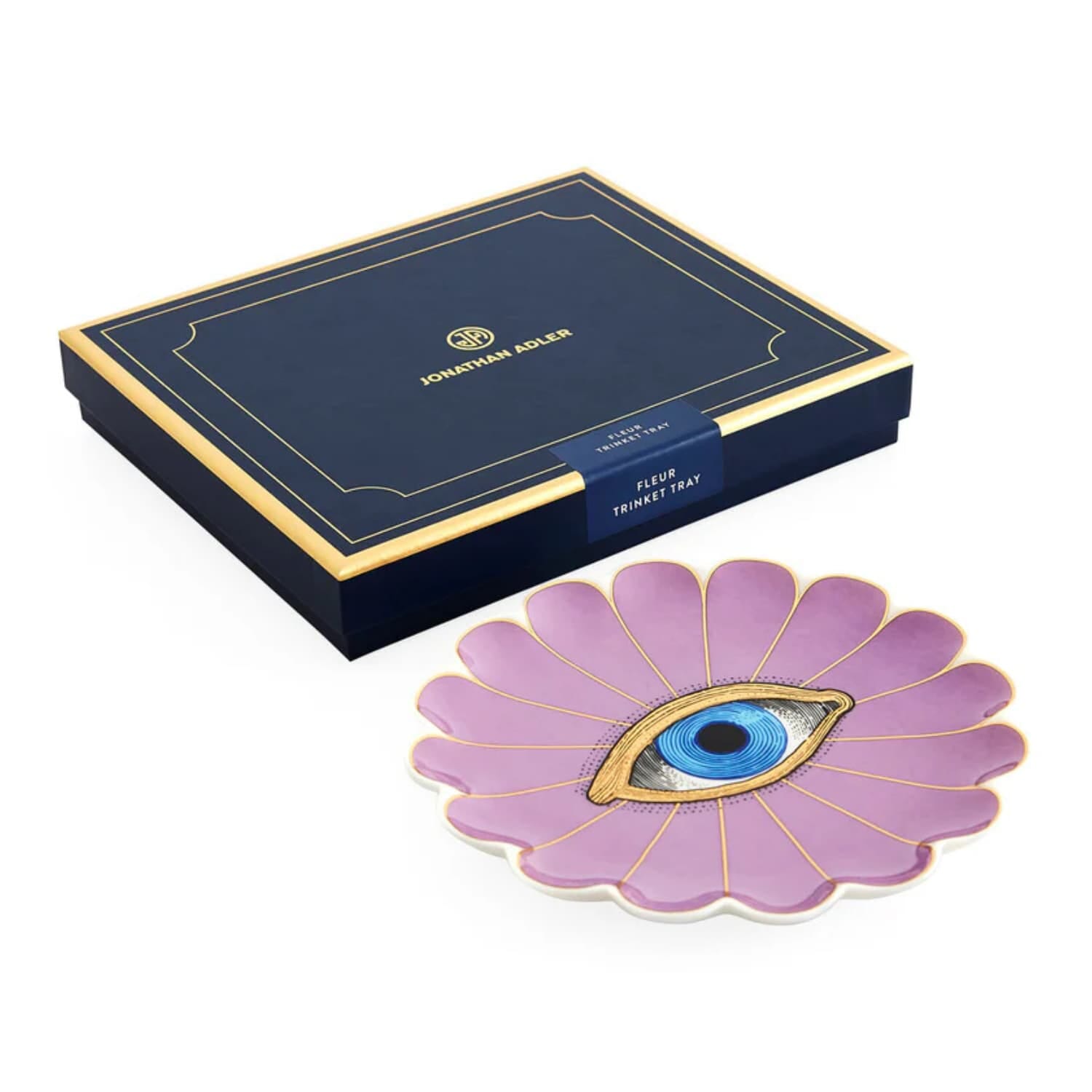 Fleur Tray - Blue/Purple