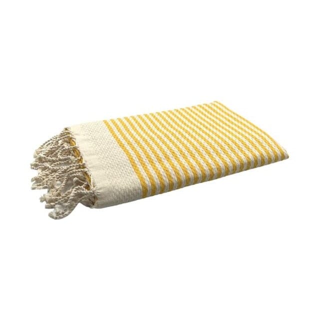 Fouta Håndkle Mariniere Yellow Mustard 100x200 - Hovedbilde 1