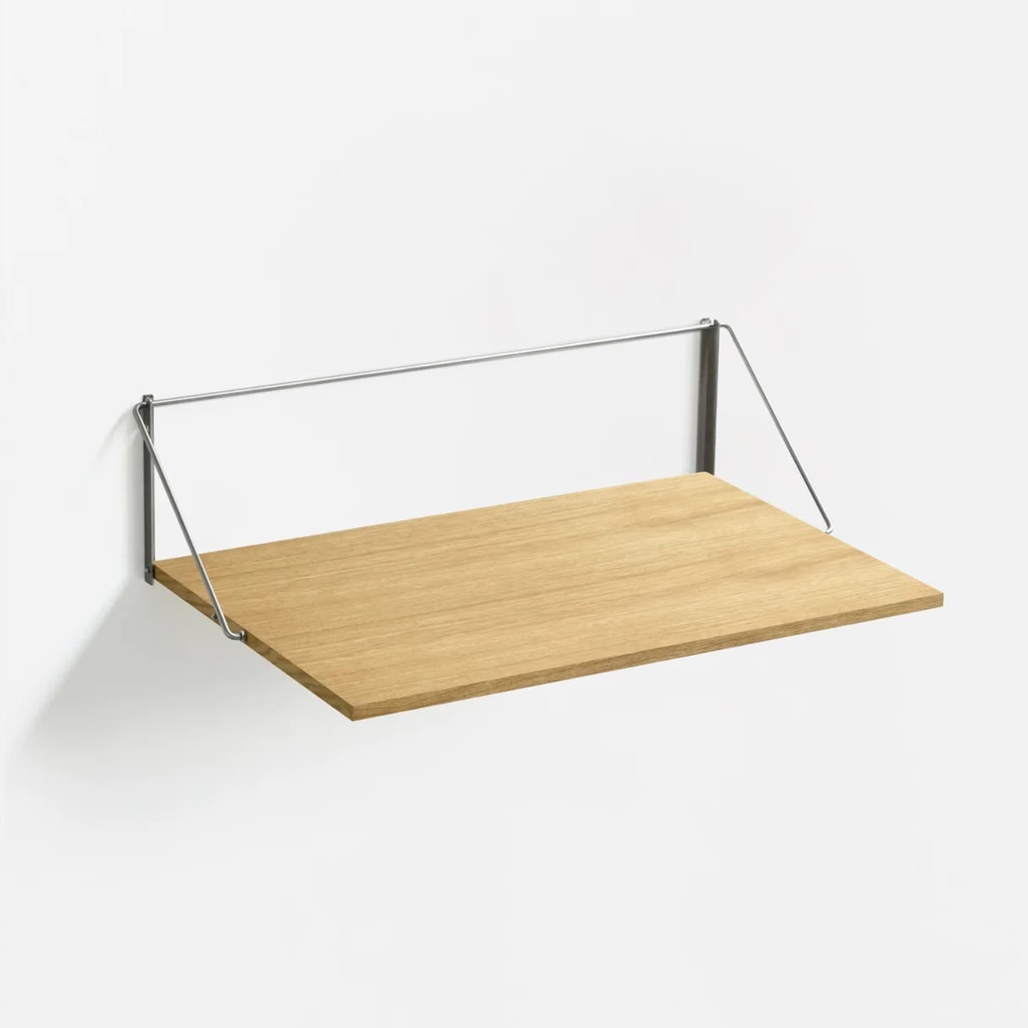 Foldbart skrivebord eik