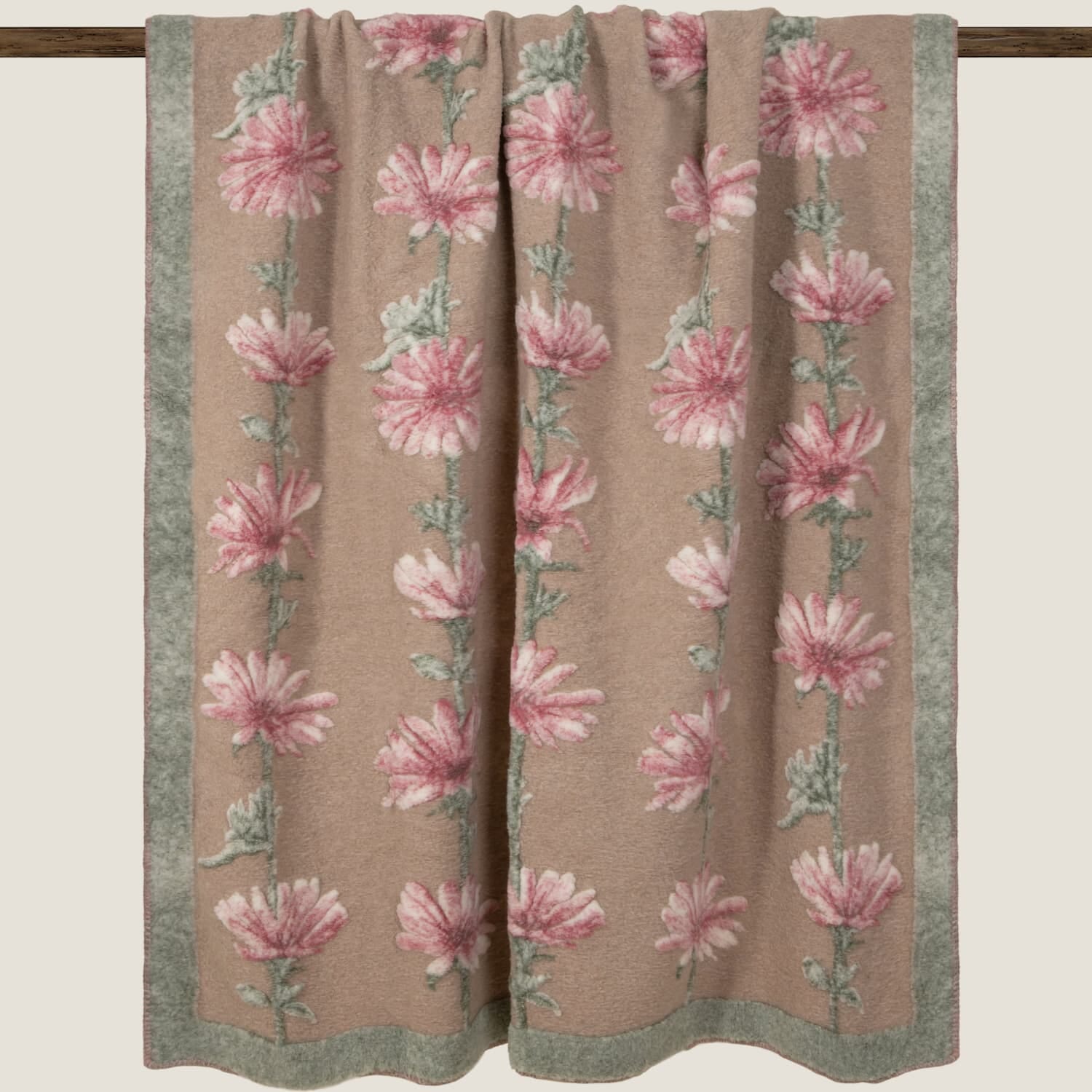 Ullpledd Chicory Pink 150x190 cm