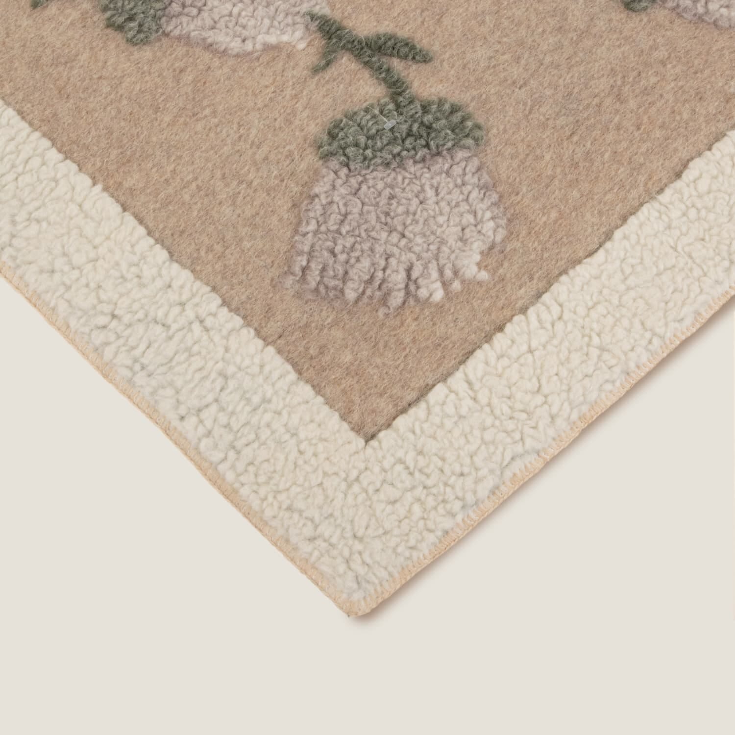 Ullpledd Fane White 150x190 cm