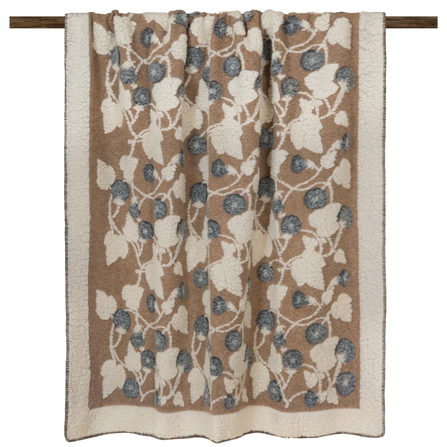 Ullpledd Melodia Grigio 150x190 cm