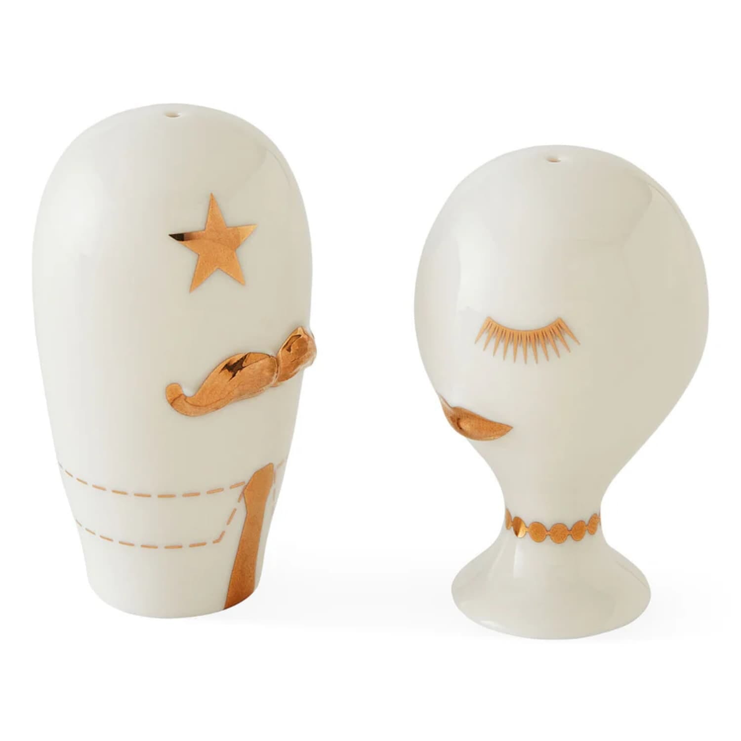 Salt & Pepperbøsse Gilded Mr. And Mrs. Muse