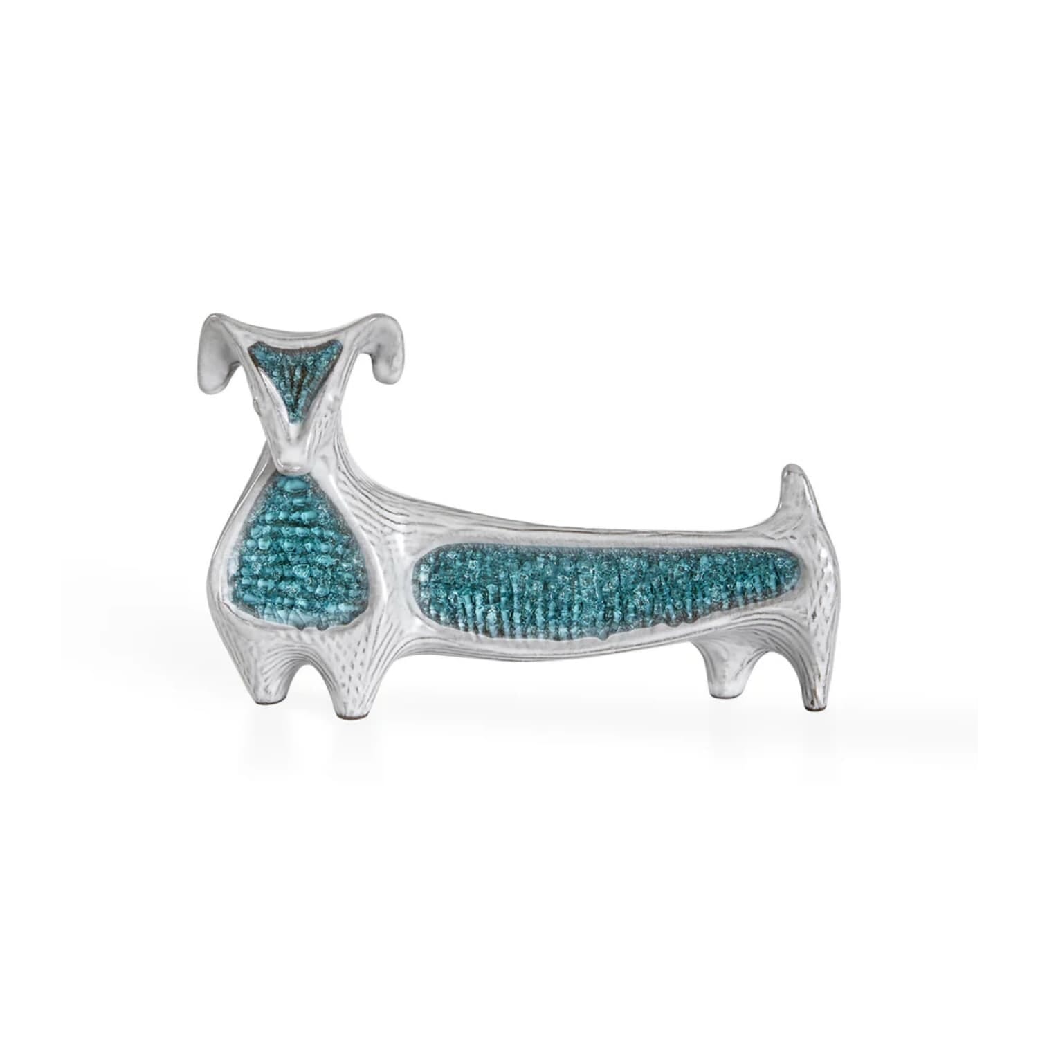 Glass Menagerie Dachshund - Aquamarine