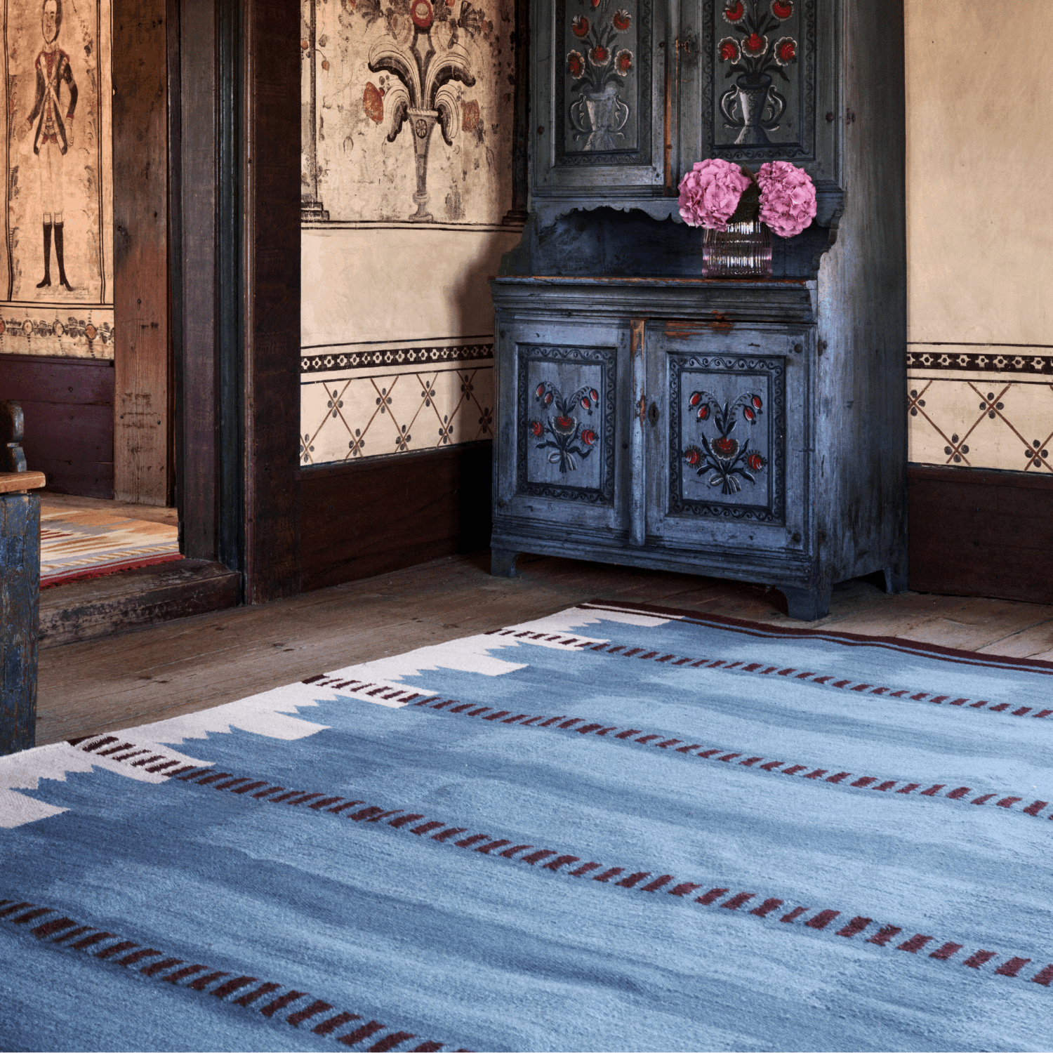 Gulvteppe Rollakan Iris Petrol - Bilde 3