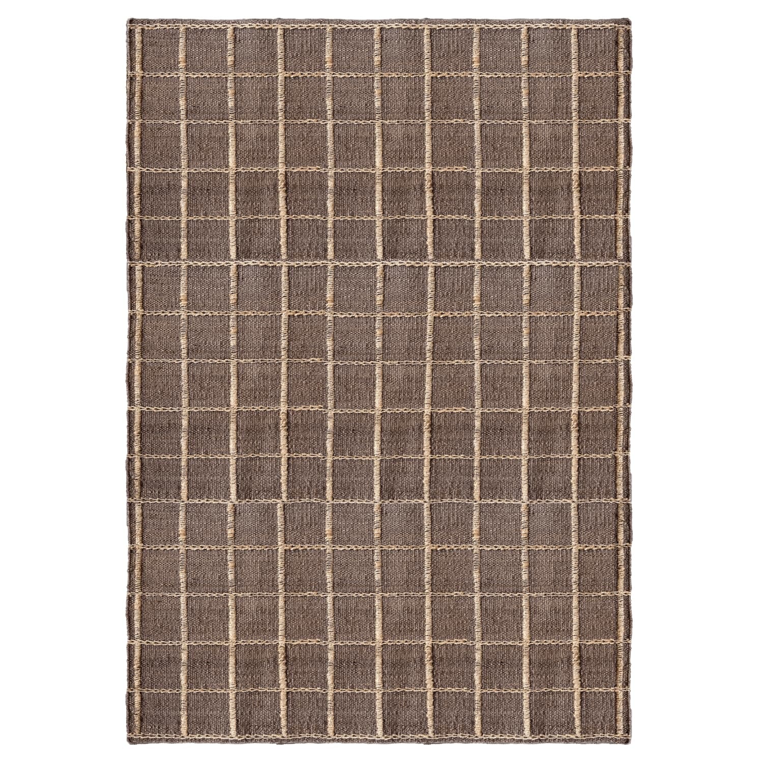 Gulvteppe Strata Braided Jute Brown
