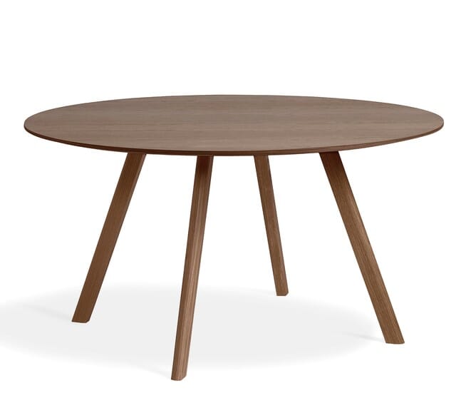 CPH25 Spisebord Valnøtt Ø:140