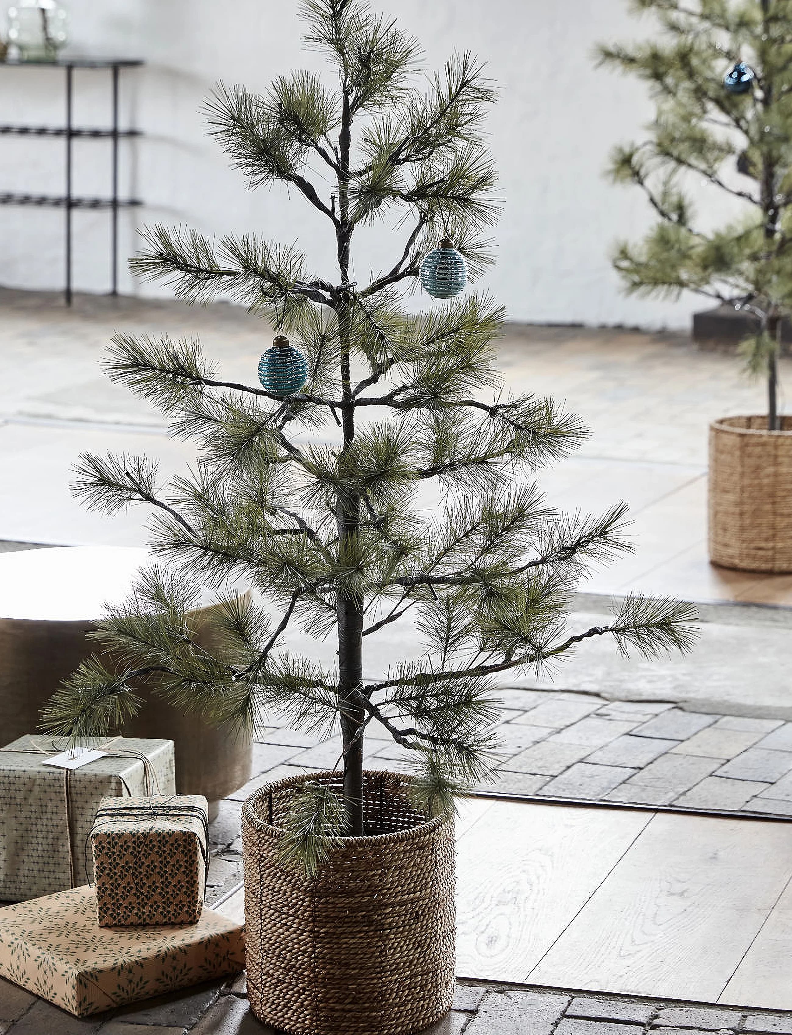 Juletre Peuce med LED H:125