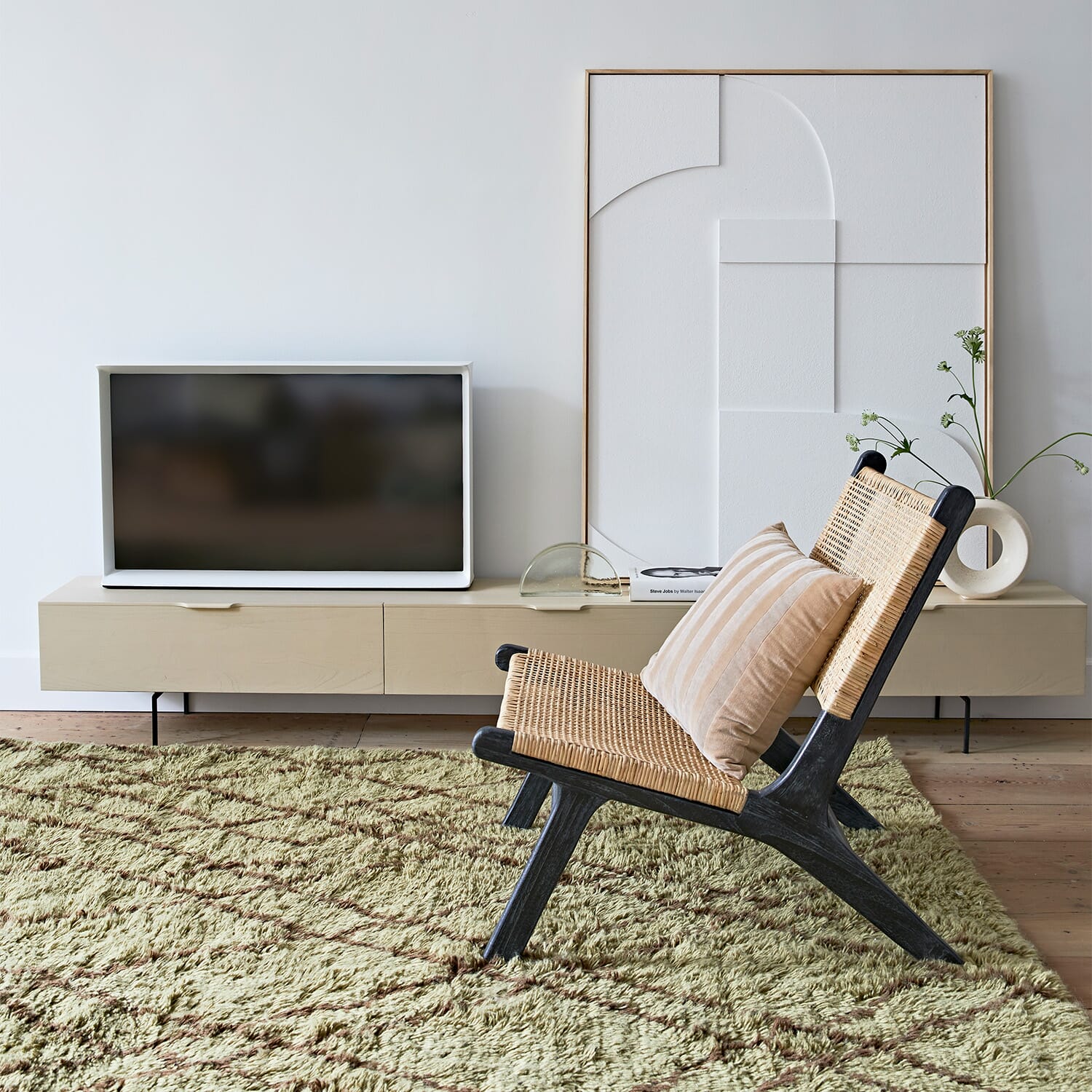 TV-benk Wood Grain 250cm