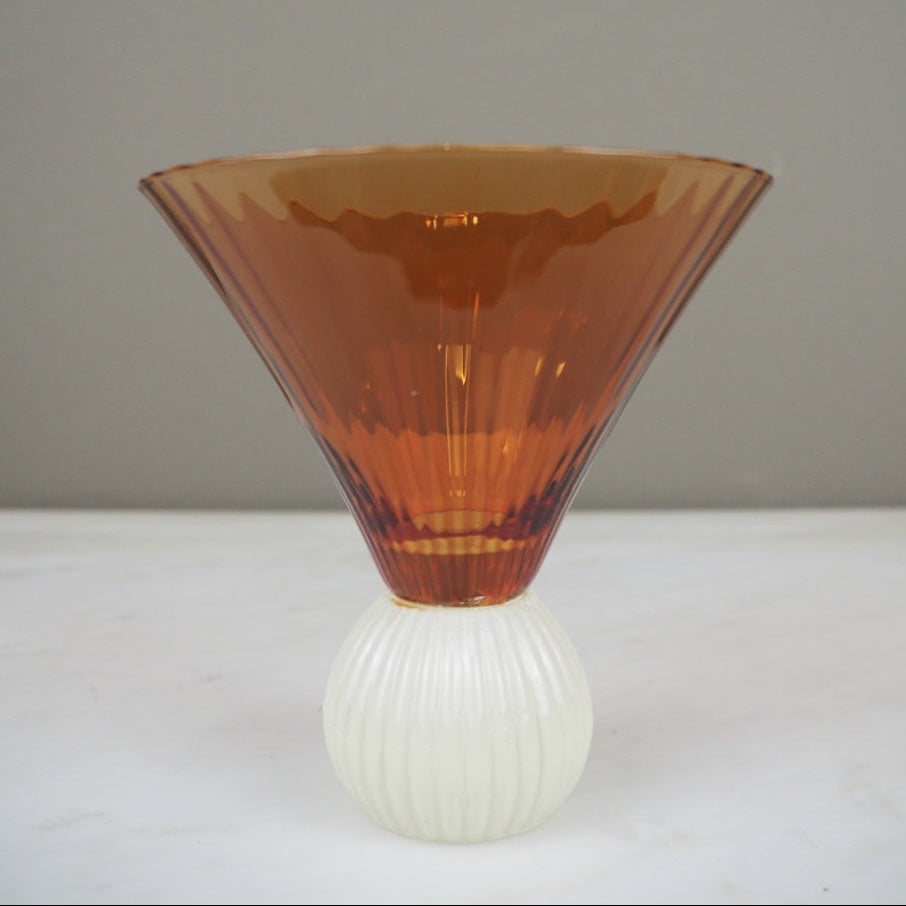 Cocktail Glass Brown/Creme
