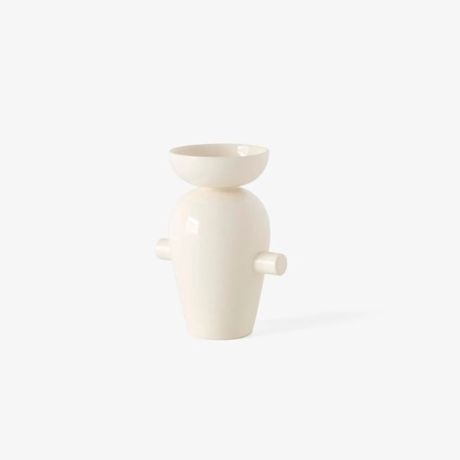 Momento Vase JH40 H28 cm Cream