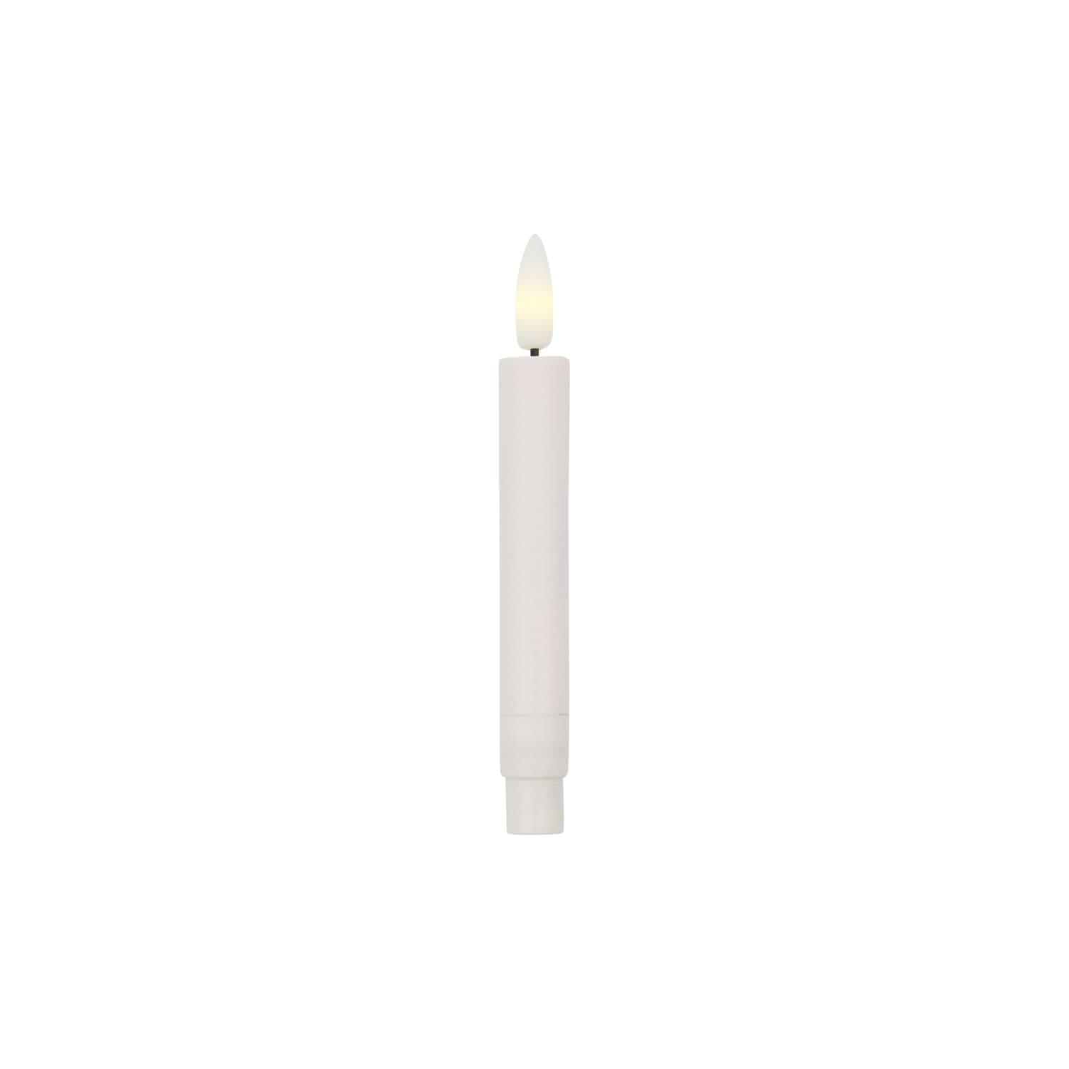 Julelys m. fjernkontroll LED Hvit