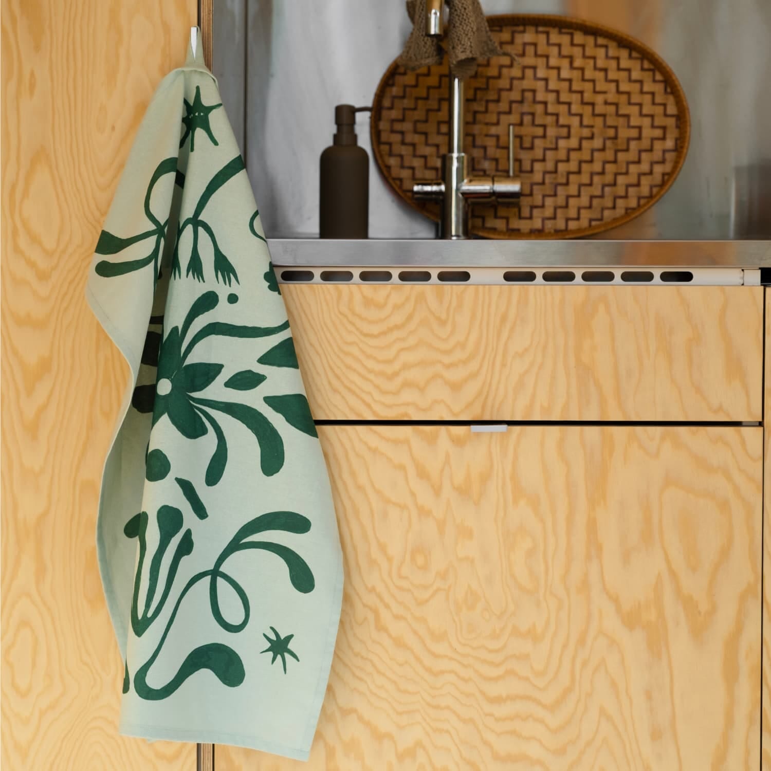 Kjøkkenhåndkle Høytid Grønn