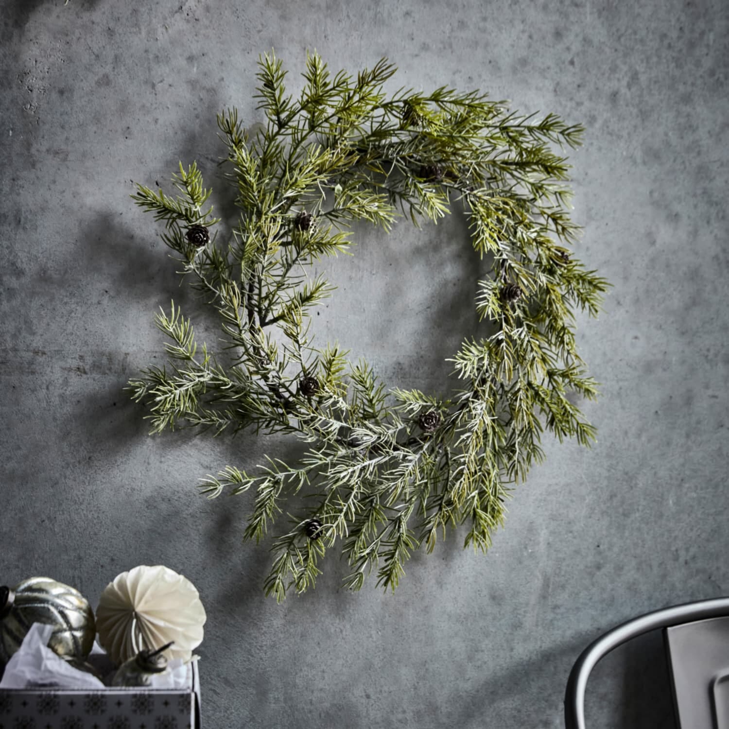 Krans Frost Grønn Ø45