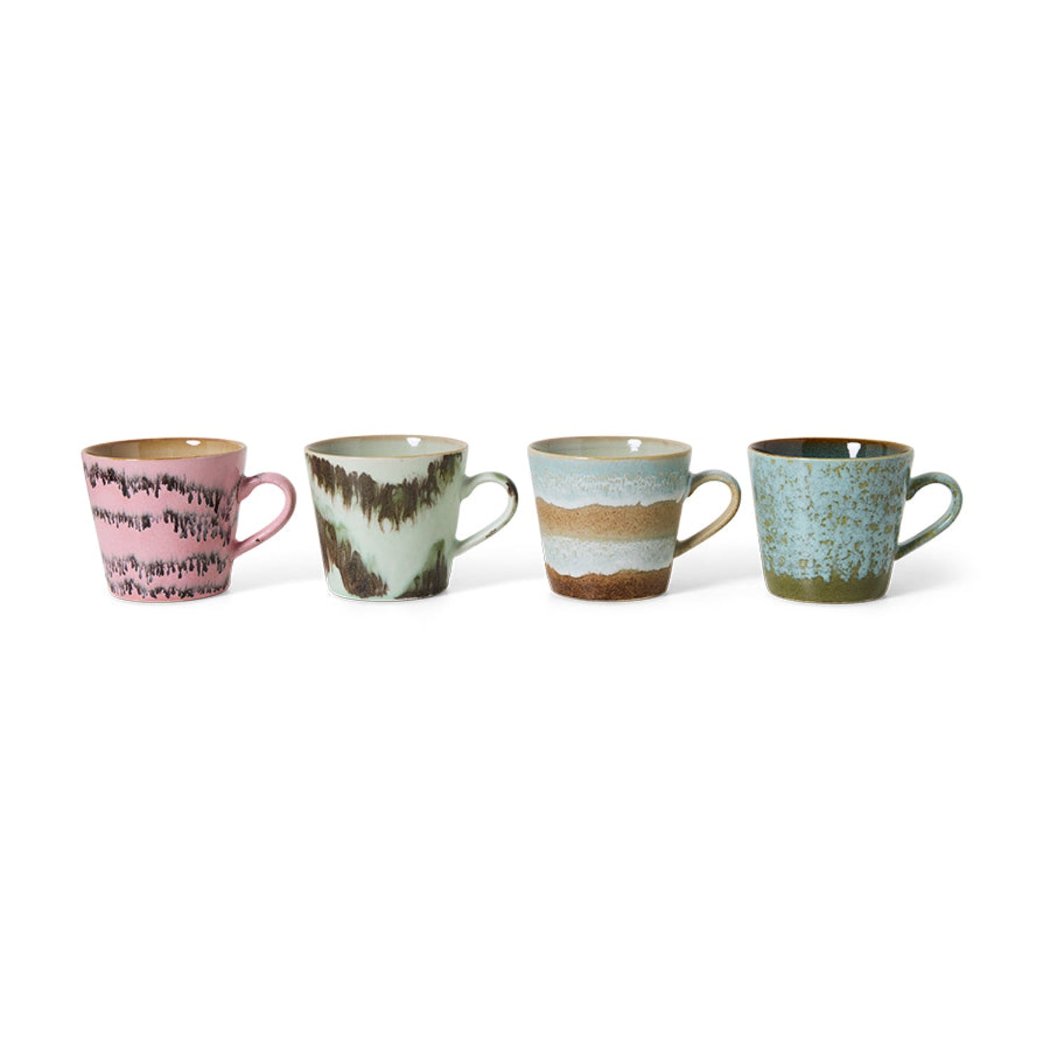 4 stk Cappuccinokopper Dada | 70s Ceramics