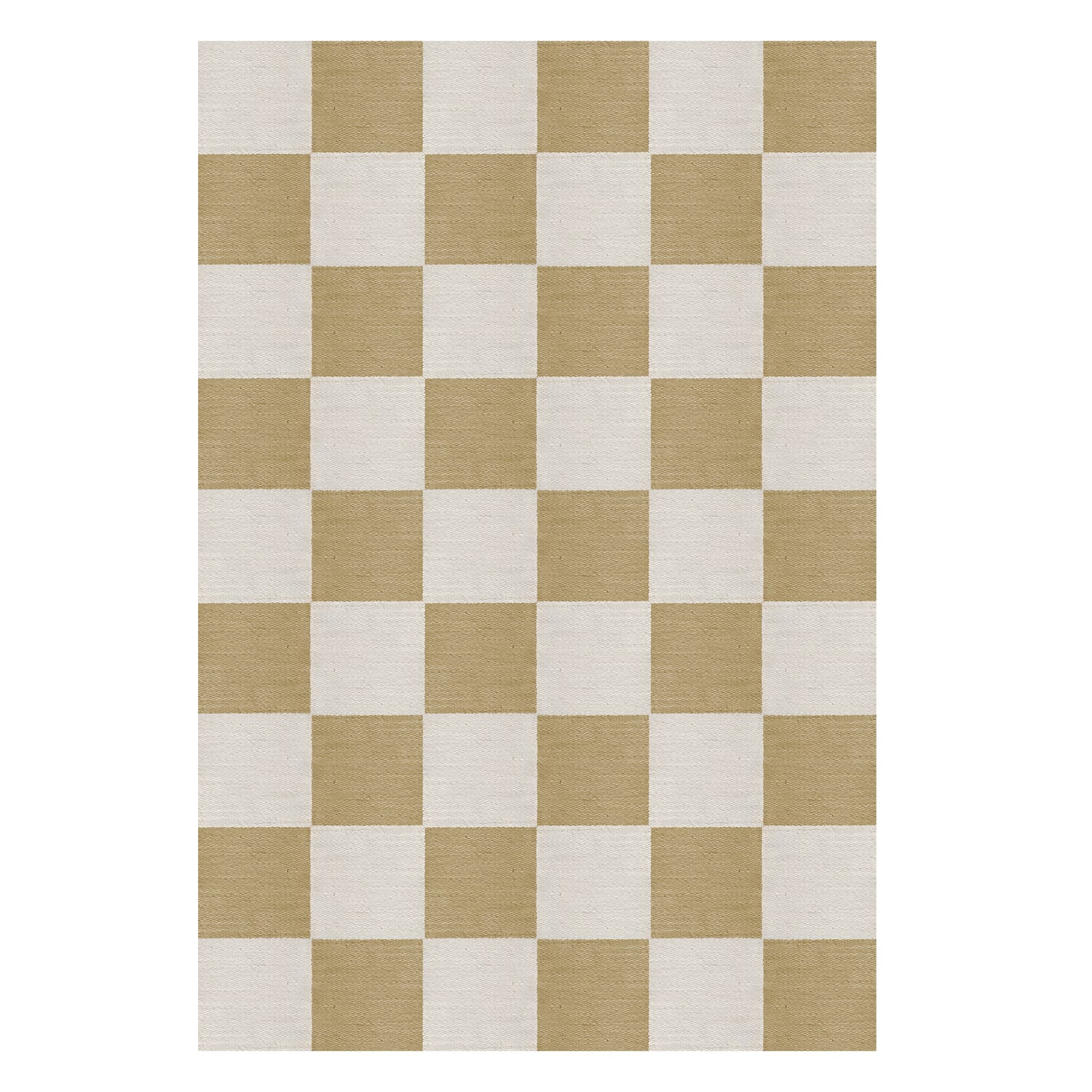 Gulvteppe Chess Harvest Yellow - Hovedbilde