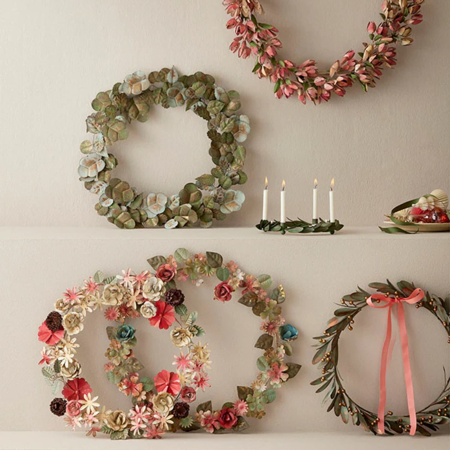 Adventslysestake Leaf 30cm Ming