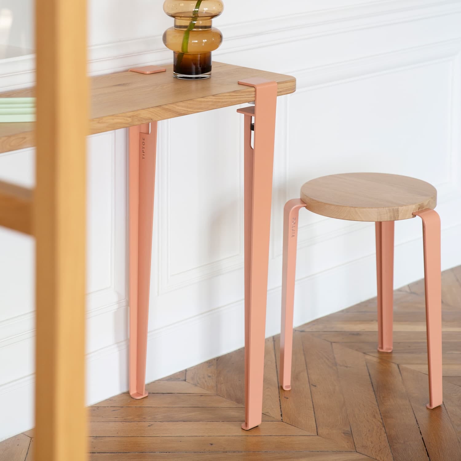 Tiptoe Leg Ash Pink 75cm - Bilde 4